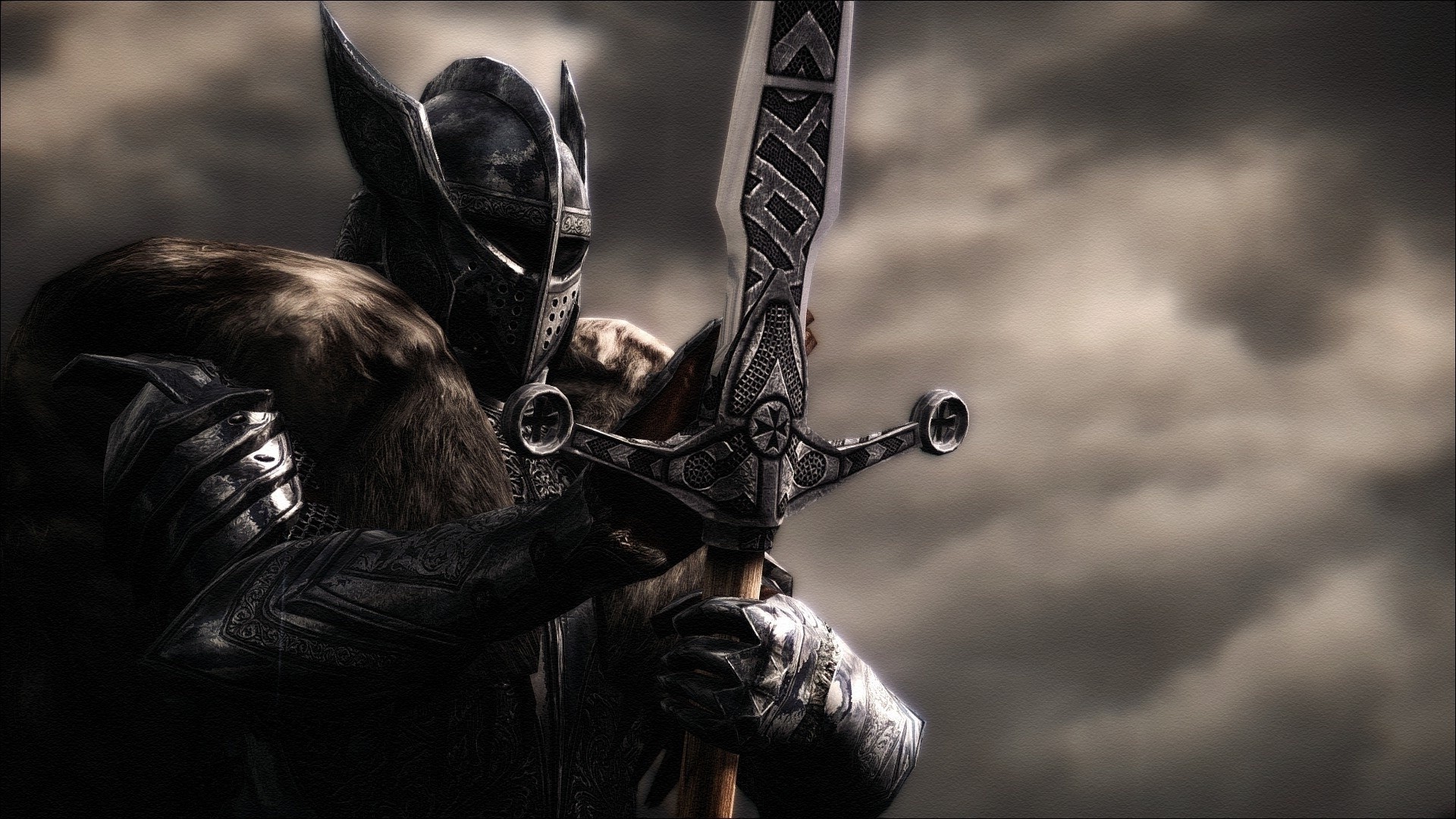 knight, Knights, Warrior, Armor, Sword, Helmet, The Elder Scrolls V: Skyrim Wallpaper HD / Desktop and Mobile Background