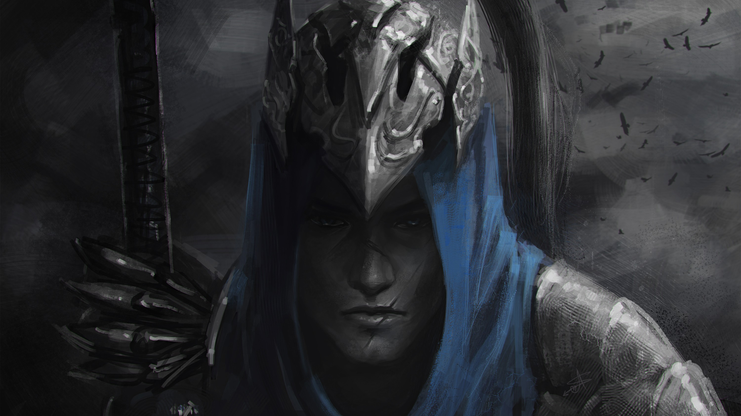 Dark Souls Armor Artorias Helmet Knight Scar HD Games Wallpaper