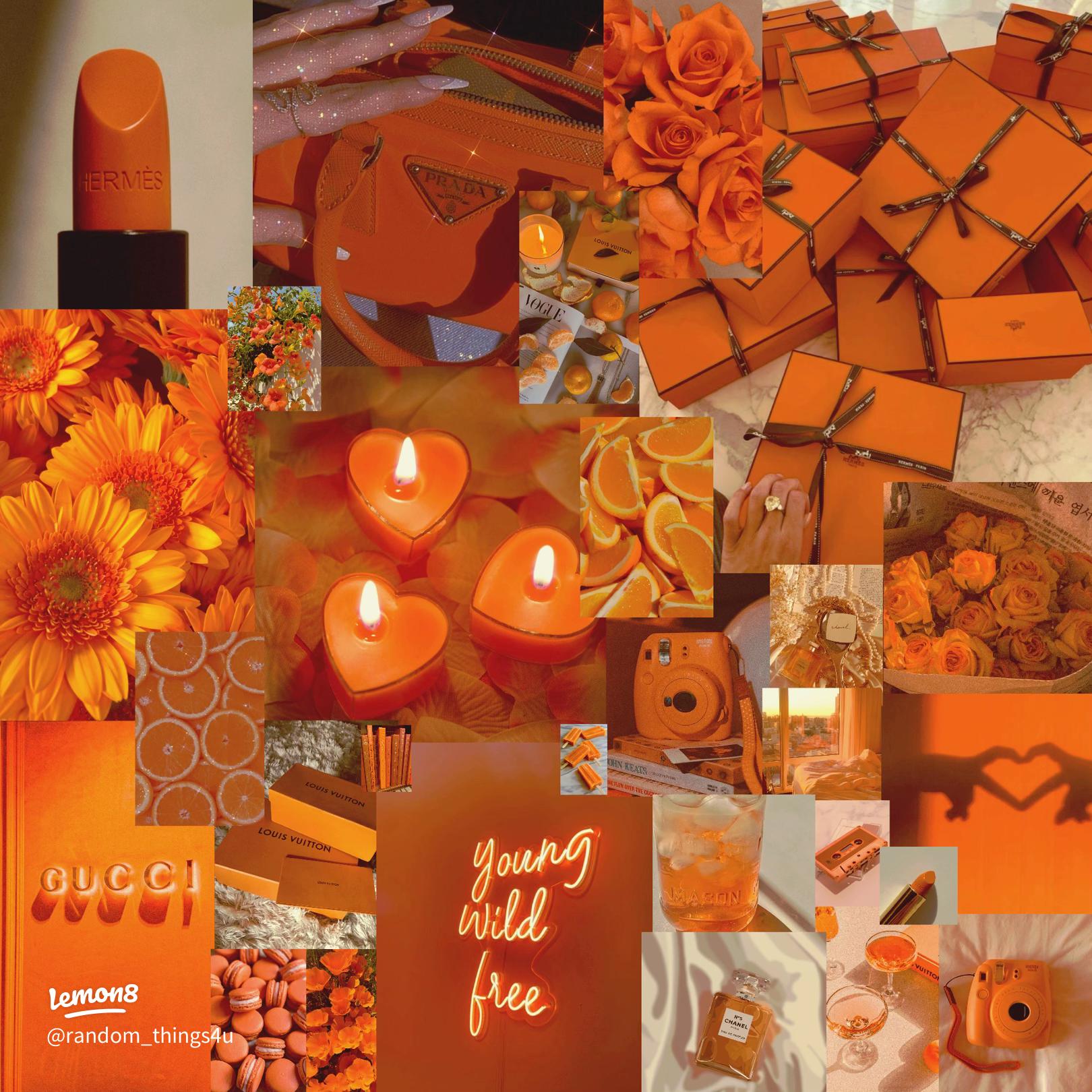 Autumn Inspired Orange Wallpaper For Your Device