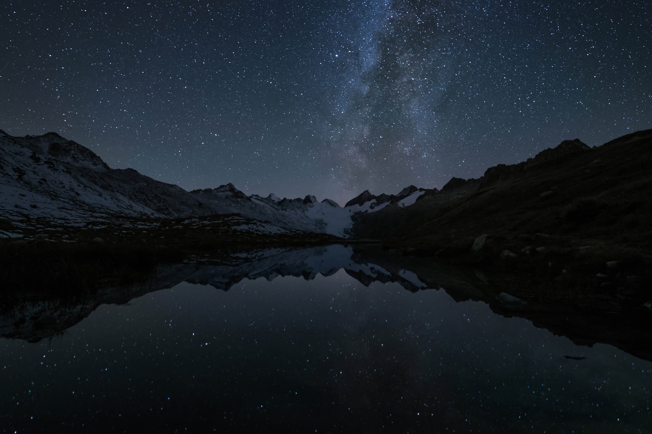 Reflections of the night sky