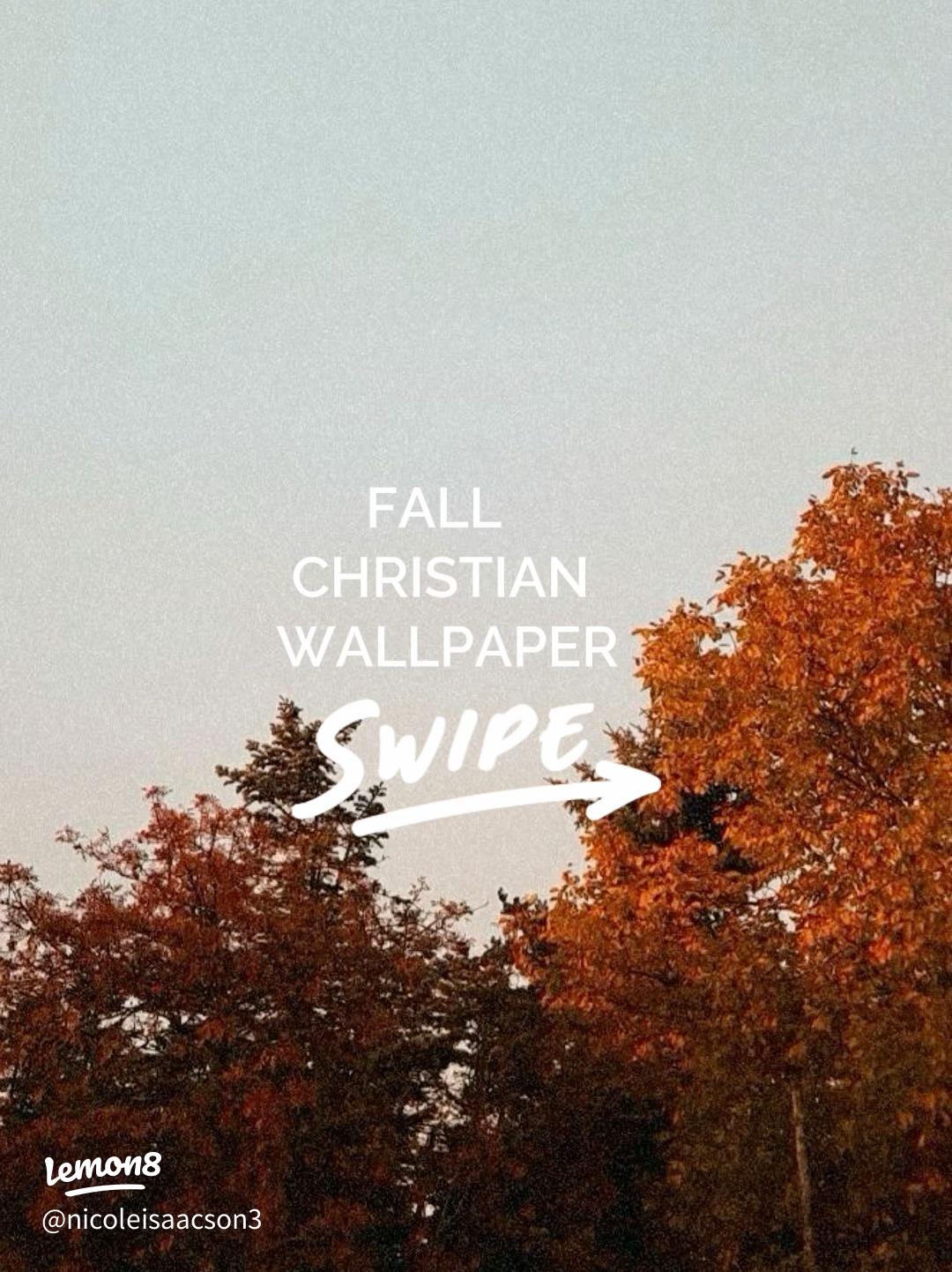 Fall Inspired Jesus Wallpaper: Celebrate Autumn With Faith