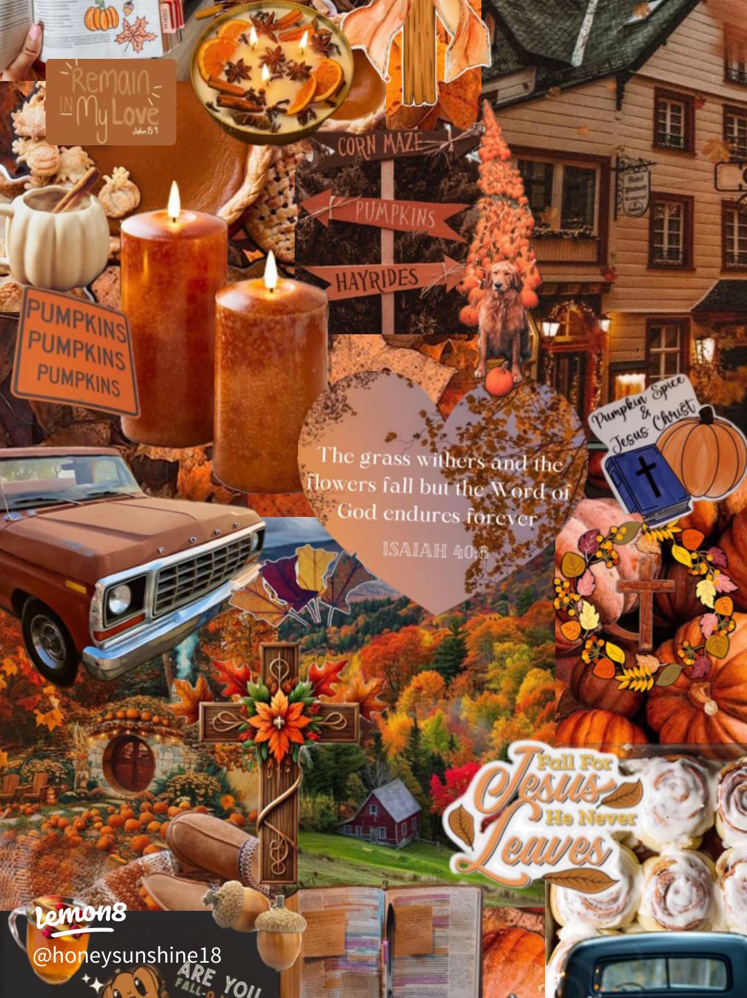 Inspirational Christian Fall Wallpaper for Your Devices