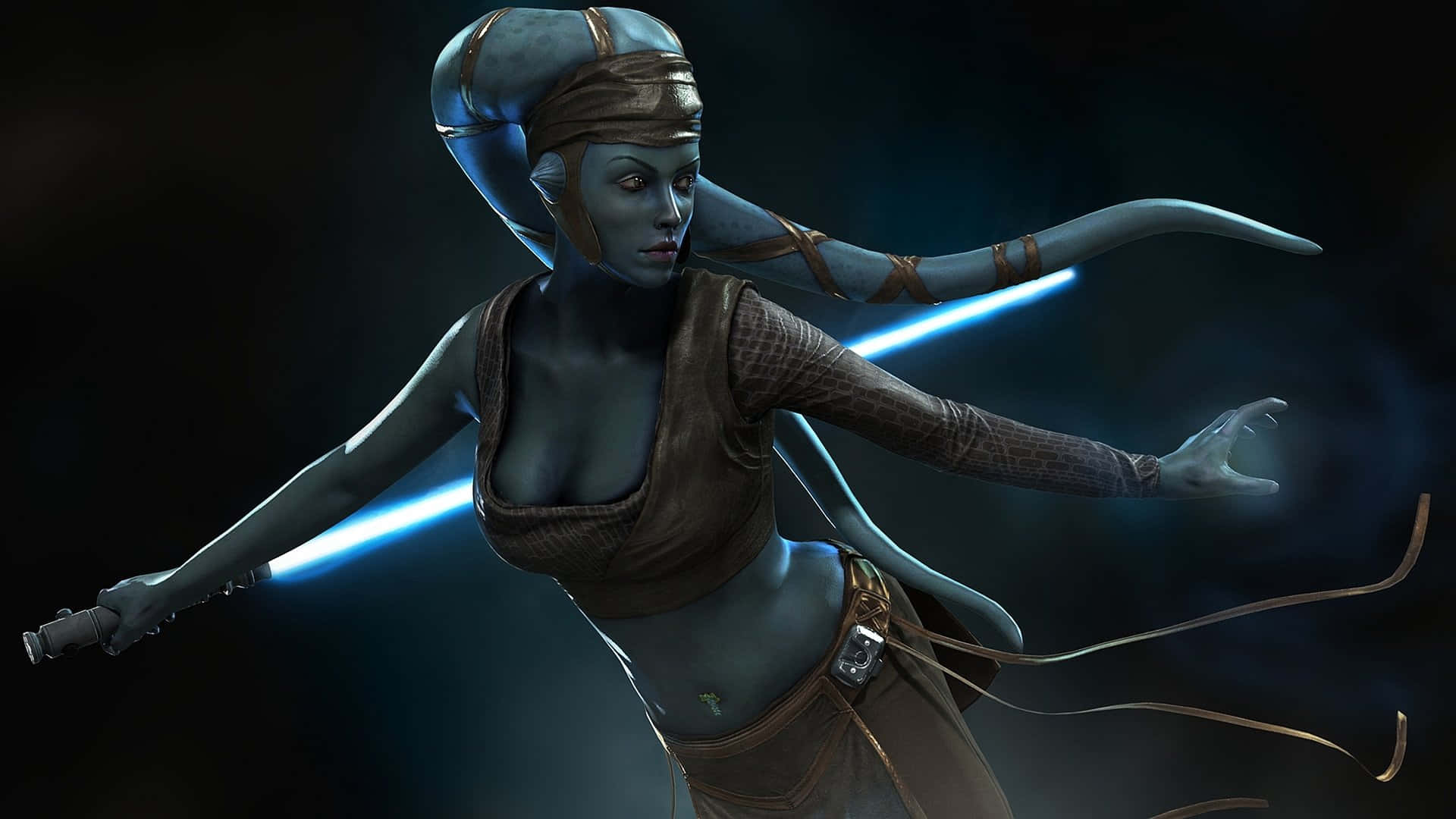 Download Exotic Twi'lek from a galaxy far, far away Wallpaper