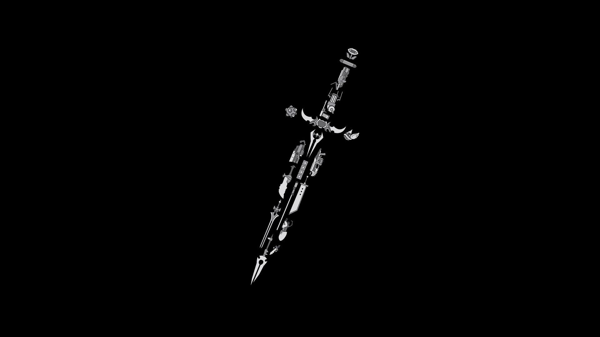 Black Sword Wallpaper, HD Black Sword Background on WallpaperBat