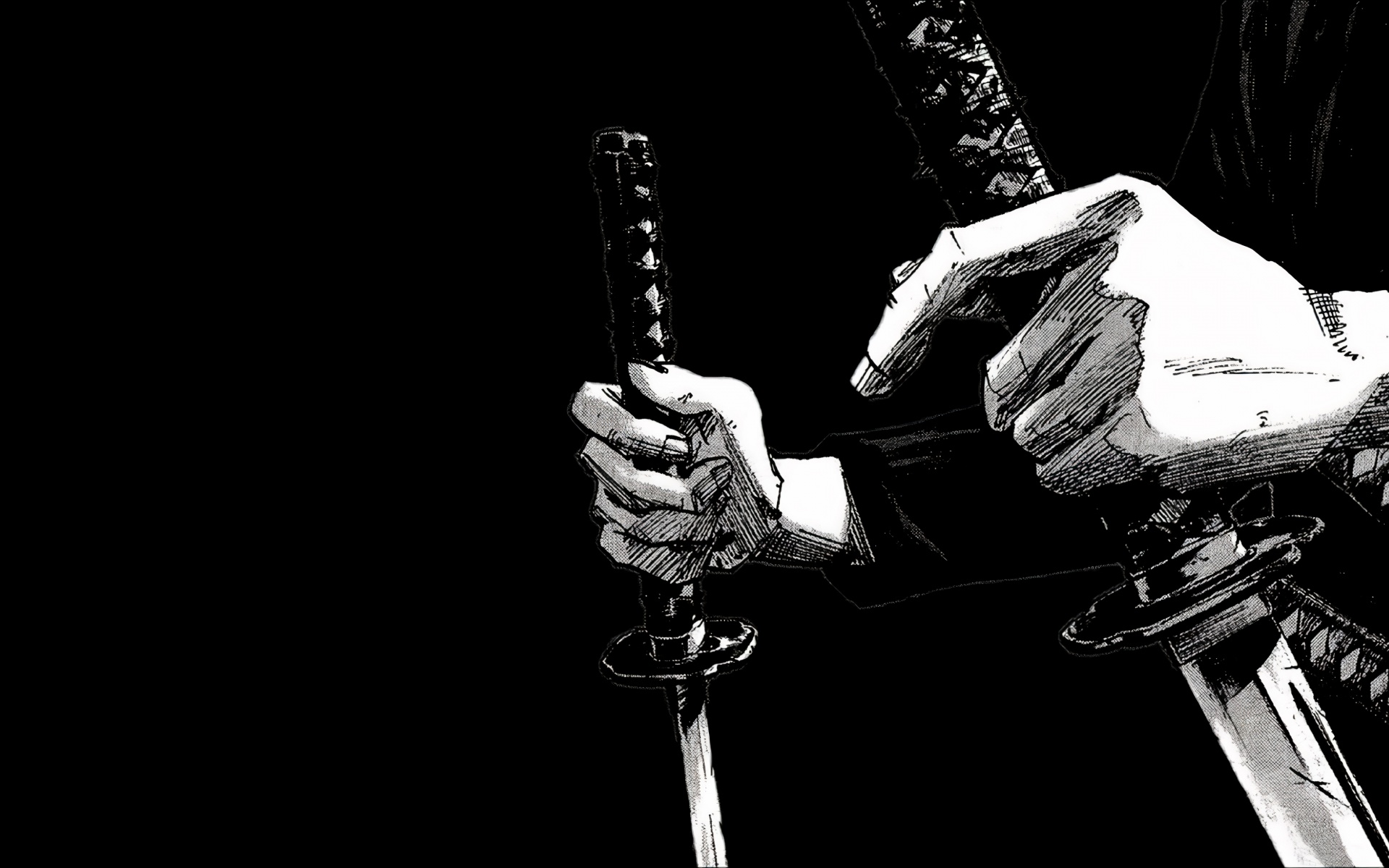 Miyamoto Musashi Wallpaper 4K, Katana, Vagabond