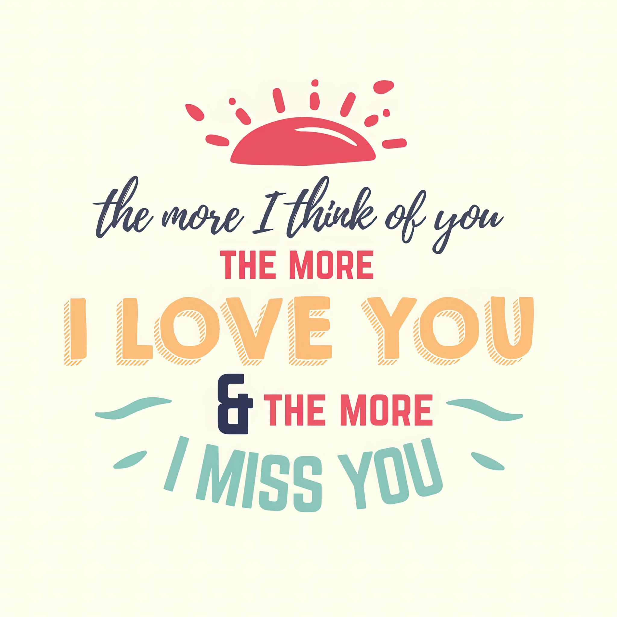 I Love You Wallpaper 4K, I Miss You, Love quotes, 5K