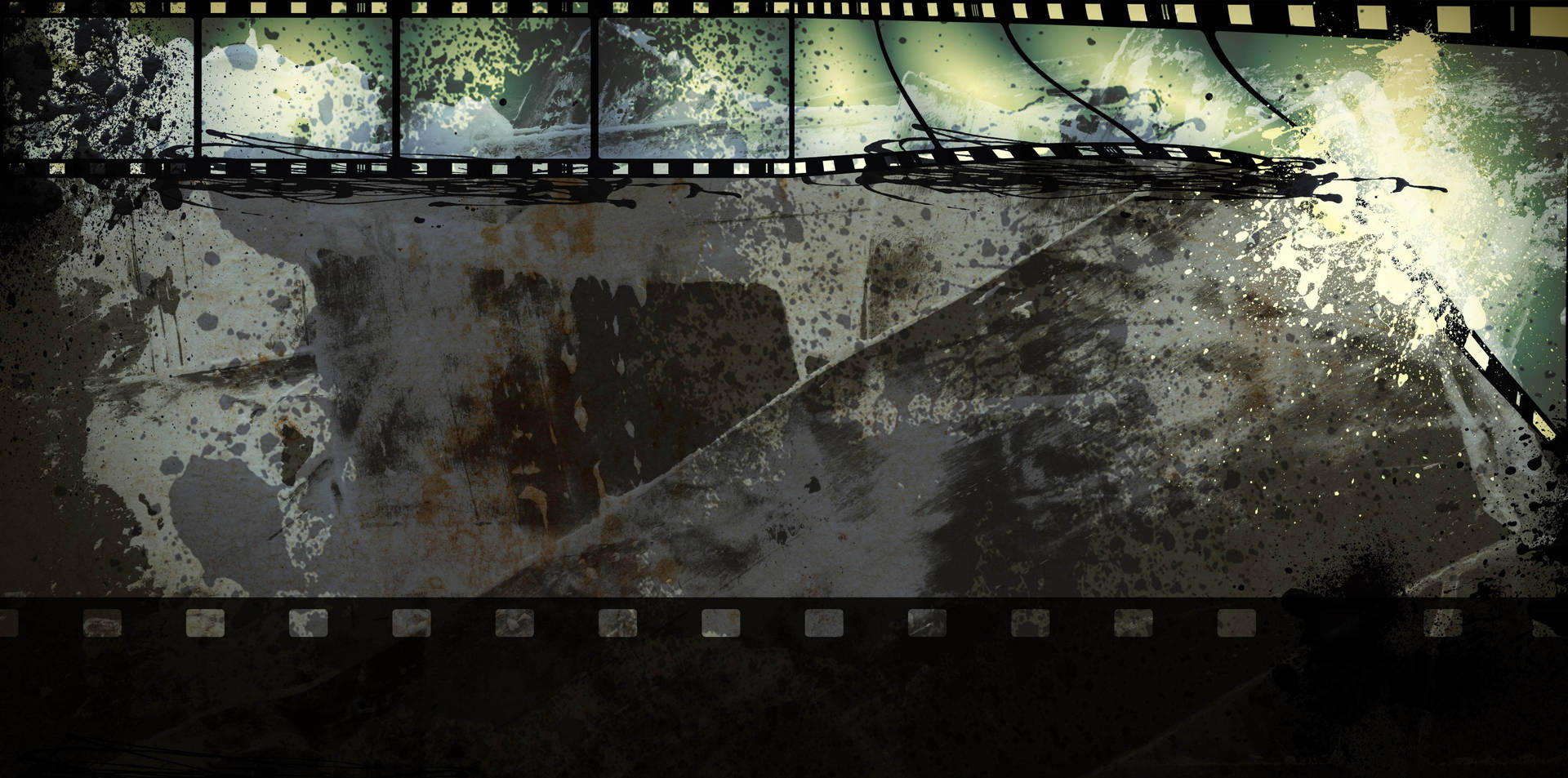 Download Grungy Old Film Wallpaper
