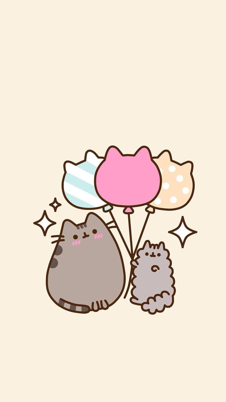 pusheen the cat wallpaper ipad at The Paxs. Pusheen cat, Wallpaper iphone cute, Cute wallpaper