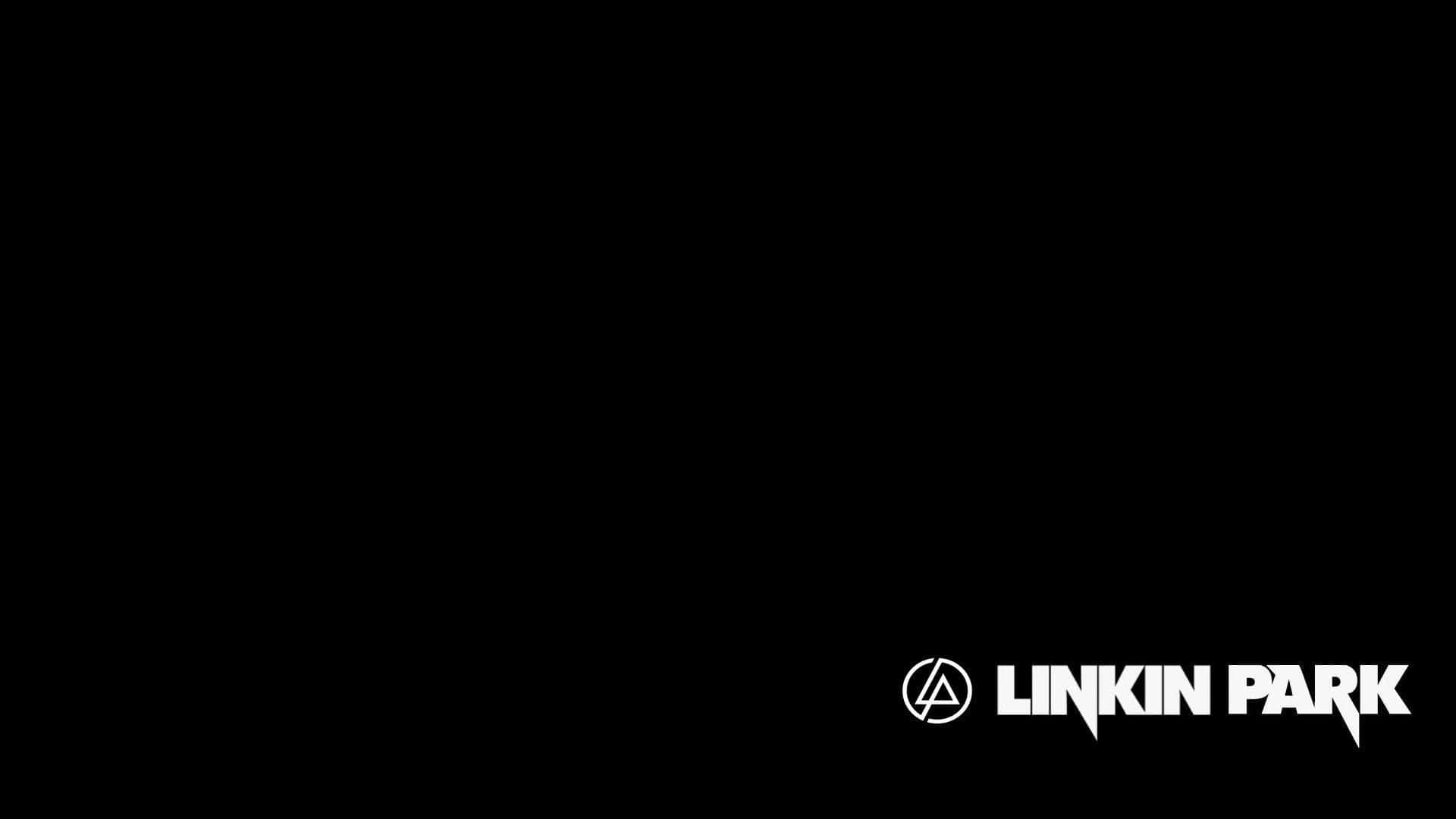 Download Linkin Park Logo On A Black Background Wallpaper