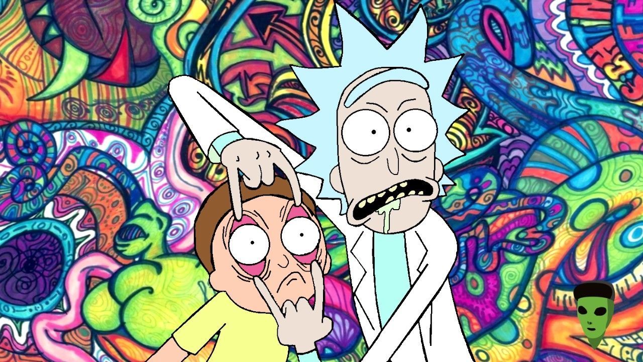 Rick and Morty Psychedelic Wallpaper, HD Rick and Morty Psychedelic Background on WallpaperBat