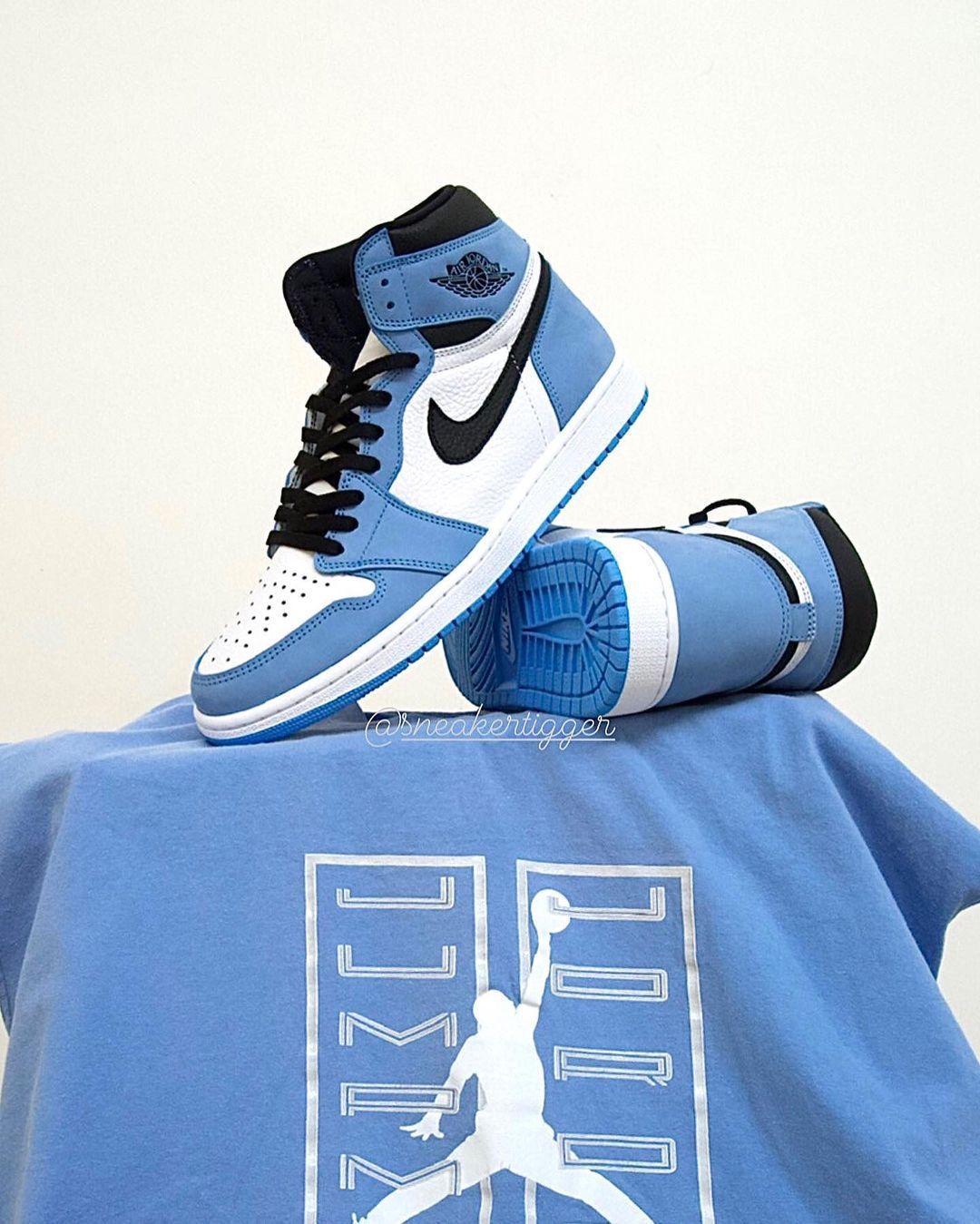 JustFreshKicks Look at the Air Jordan 1 High OG University Blue