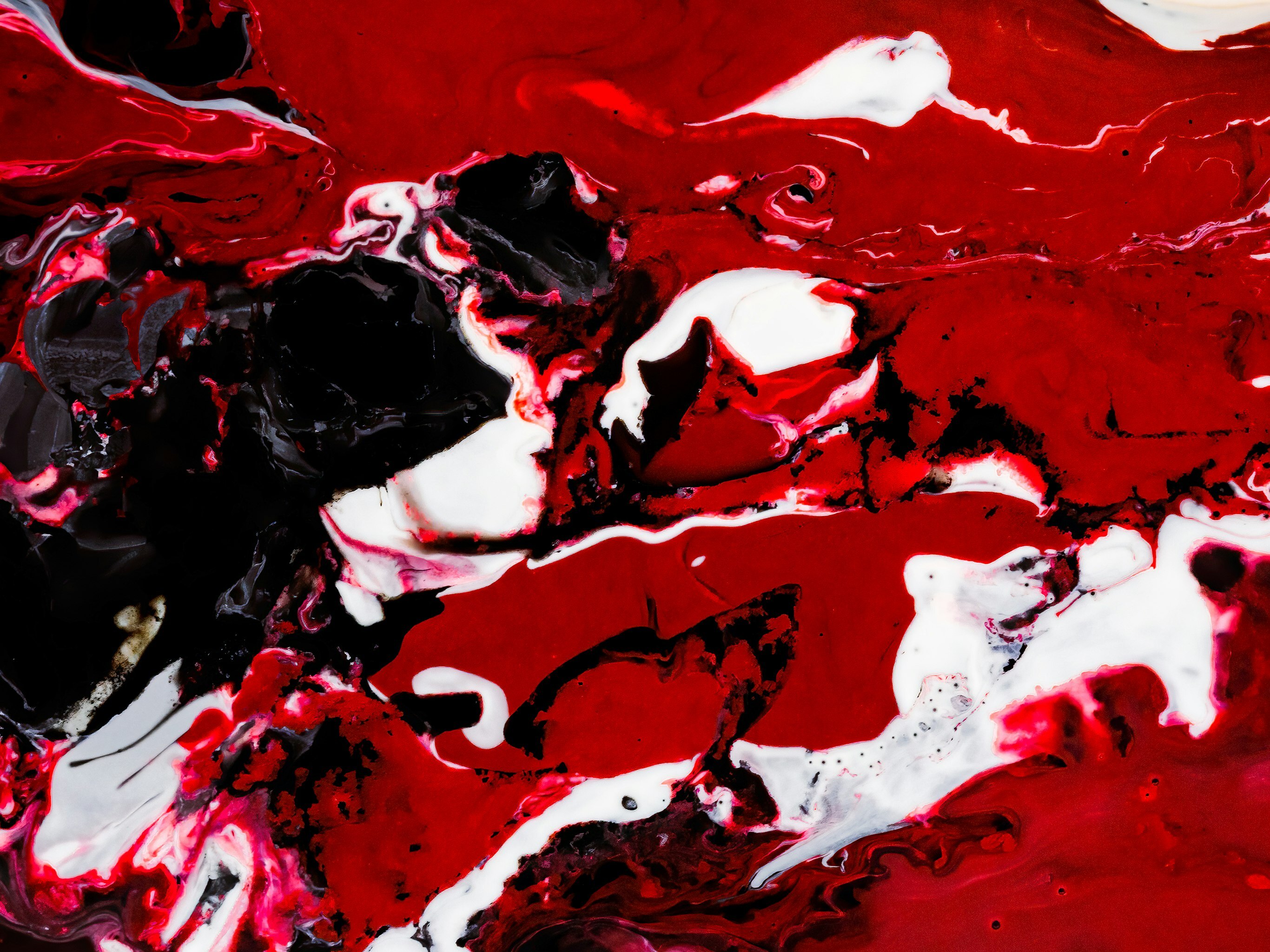 MKBHD Panels App Free Red White And Black Abstract Paint Swirl