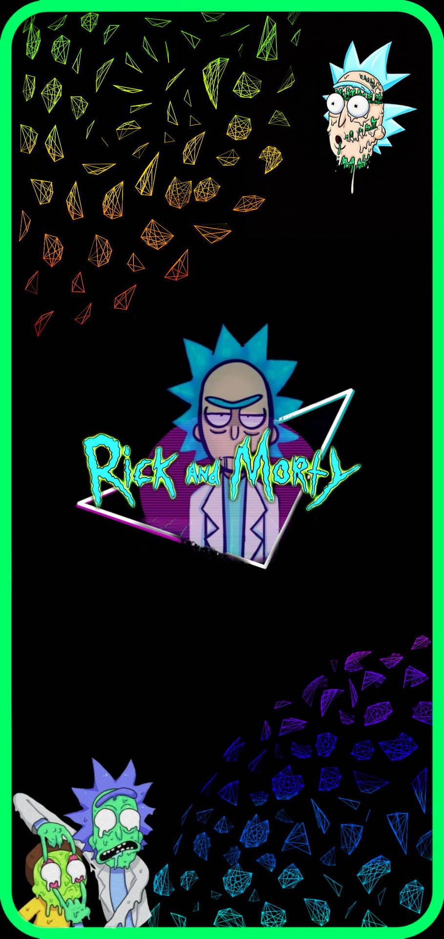 Rick And Morty Trippy Wallpaper