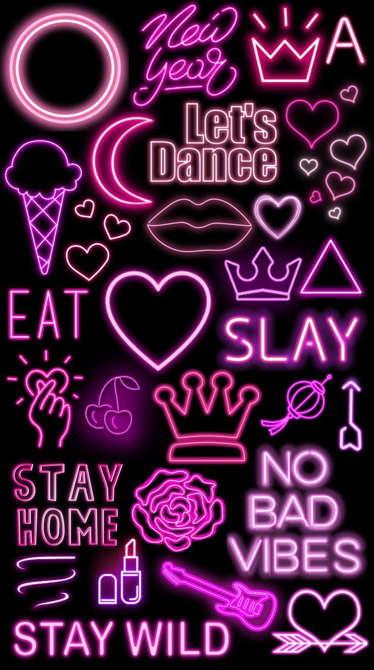 Pink Neon Wallpaper