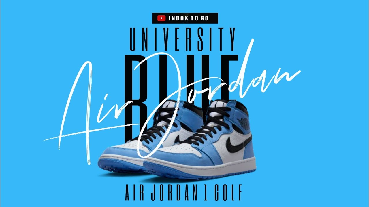 Air Jordan 1 High G UNIVERSITY BLUE 2024 DETAILED LOOK + RELEASE DATE INFORMATION