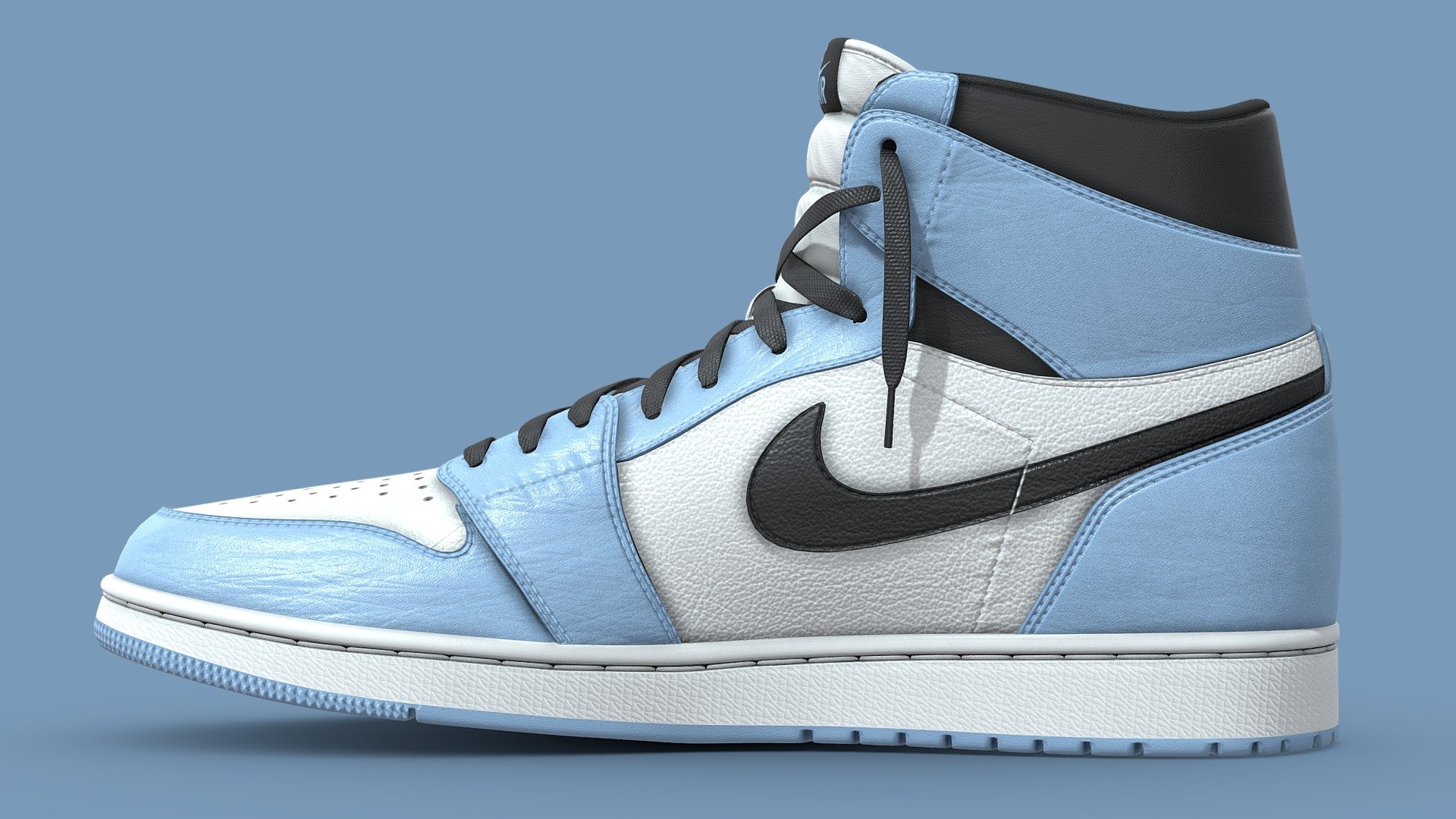 Jordan 1 Retro High OG University Blue Model By Joe Wall [8da398b]
