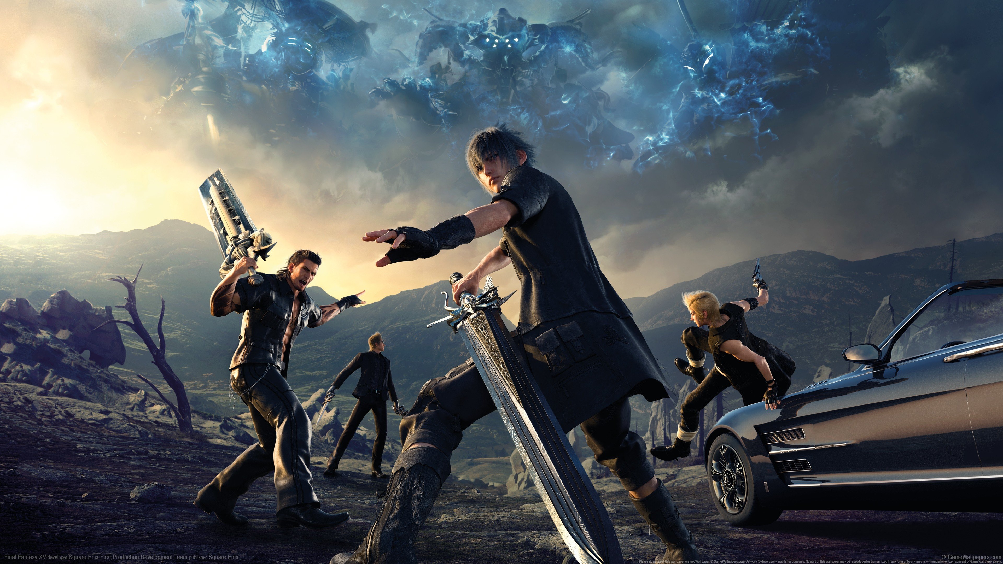 Ignis, Prompto, Gladiolus, Final Fantasy XV, Gamer, Noctis HD Wallpaper / Desktop and Mobile Image & Photo
