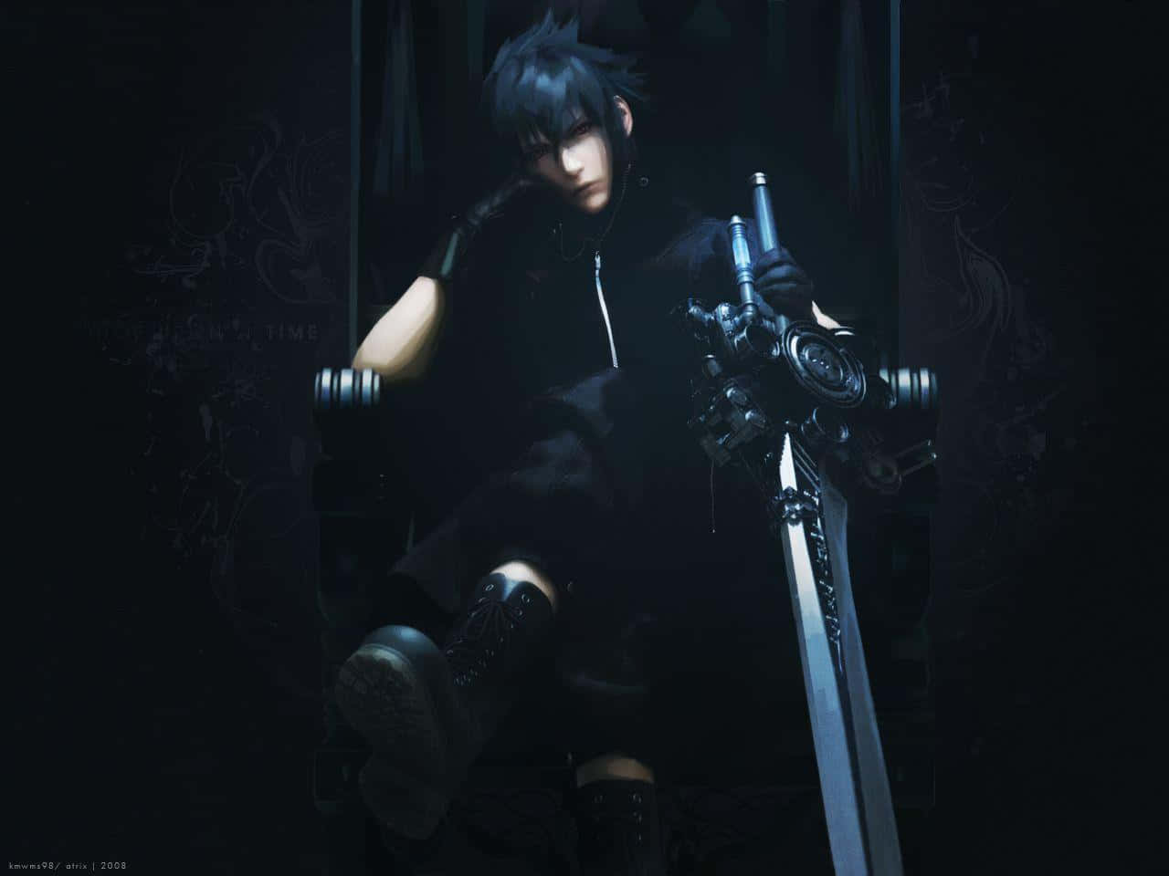 Download Noctis Lucis Caelum In Action Fantasy Xv Wallpaper