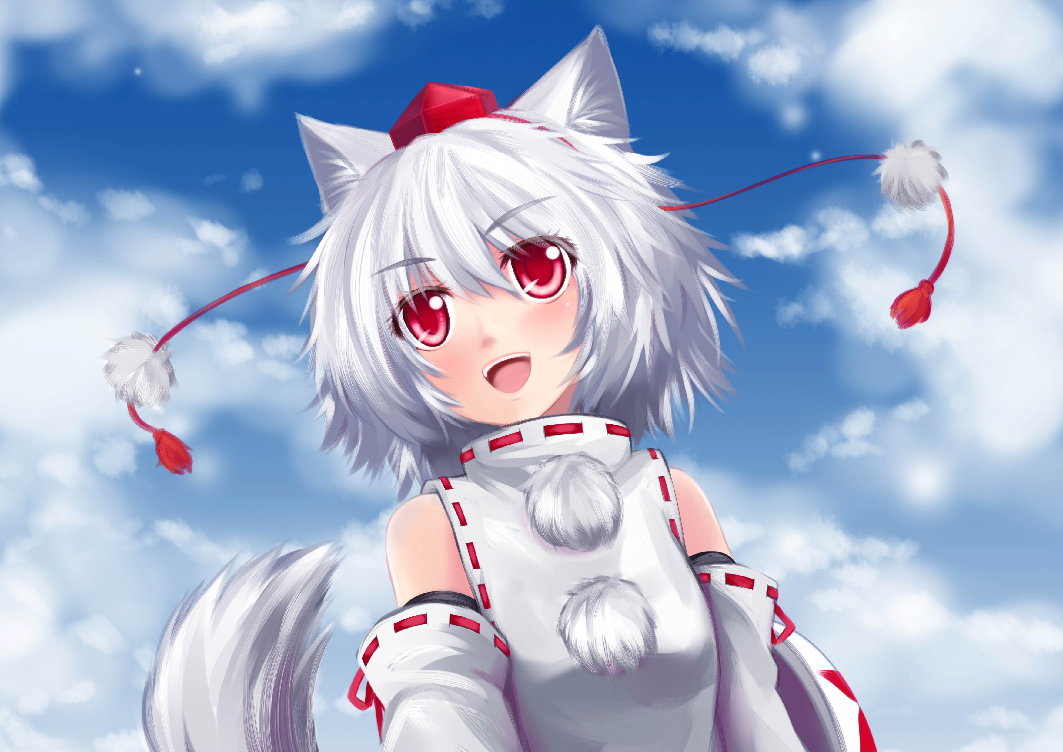 Wallpaper White Haired Male Anime Character, Background Free Image