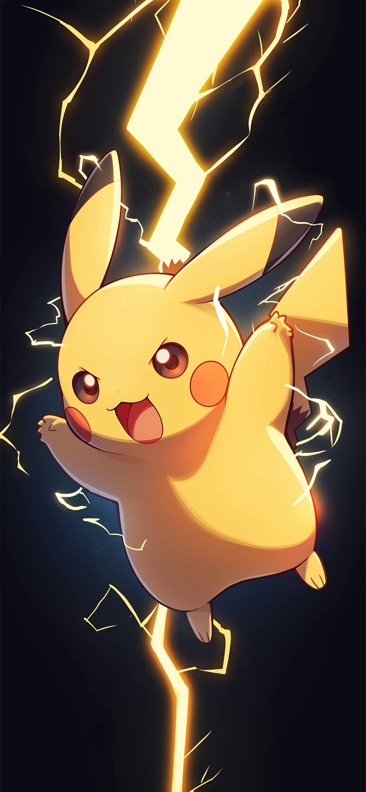 Pikachu Thunderbolt Epic Attack Wallpaper