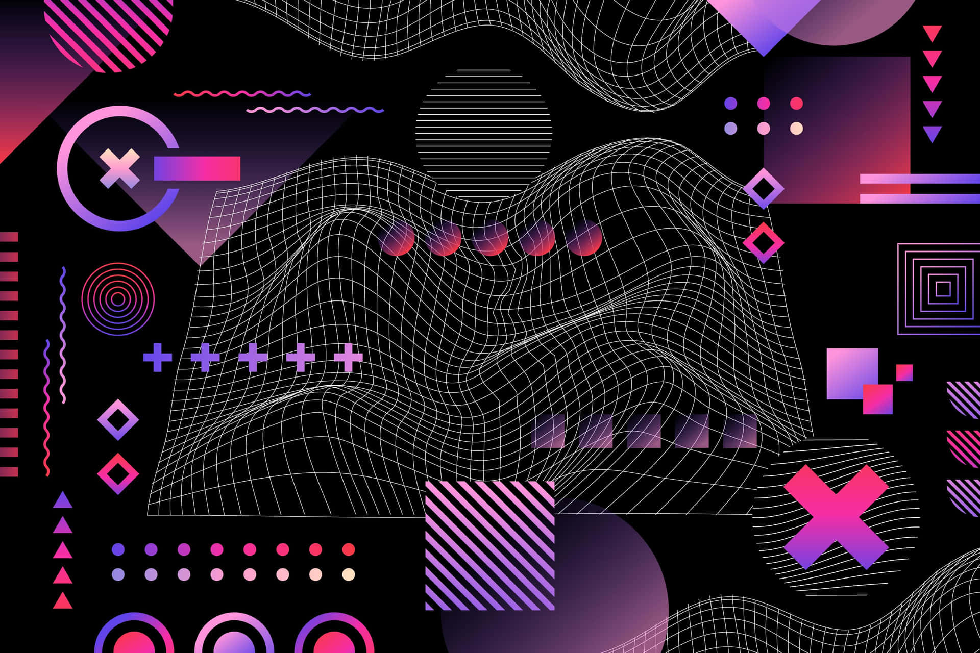 Cyber Y2k Laptop Wallpaper