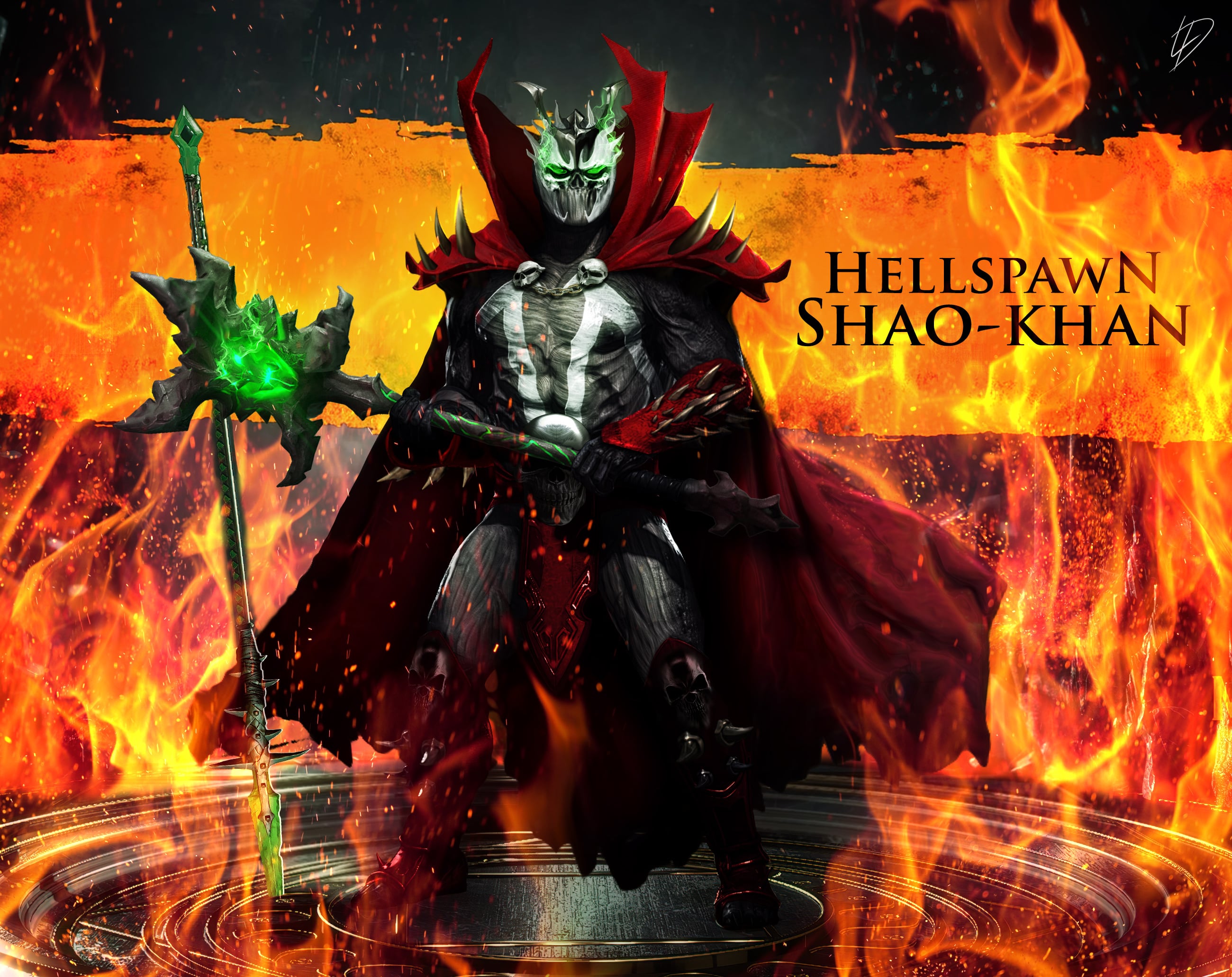 Hellspawn Shao Khan Concept Design. Opinions Are Welcome