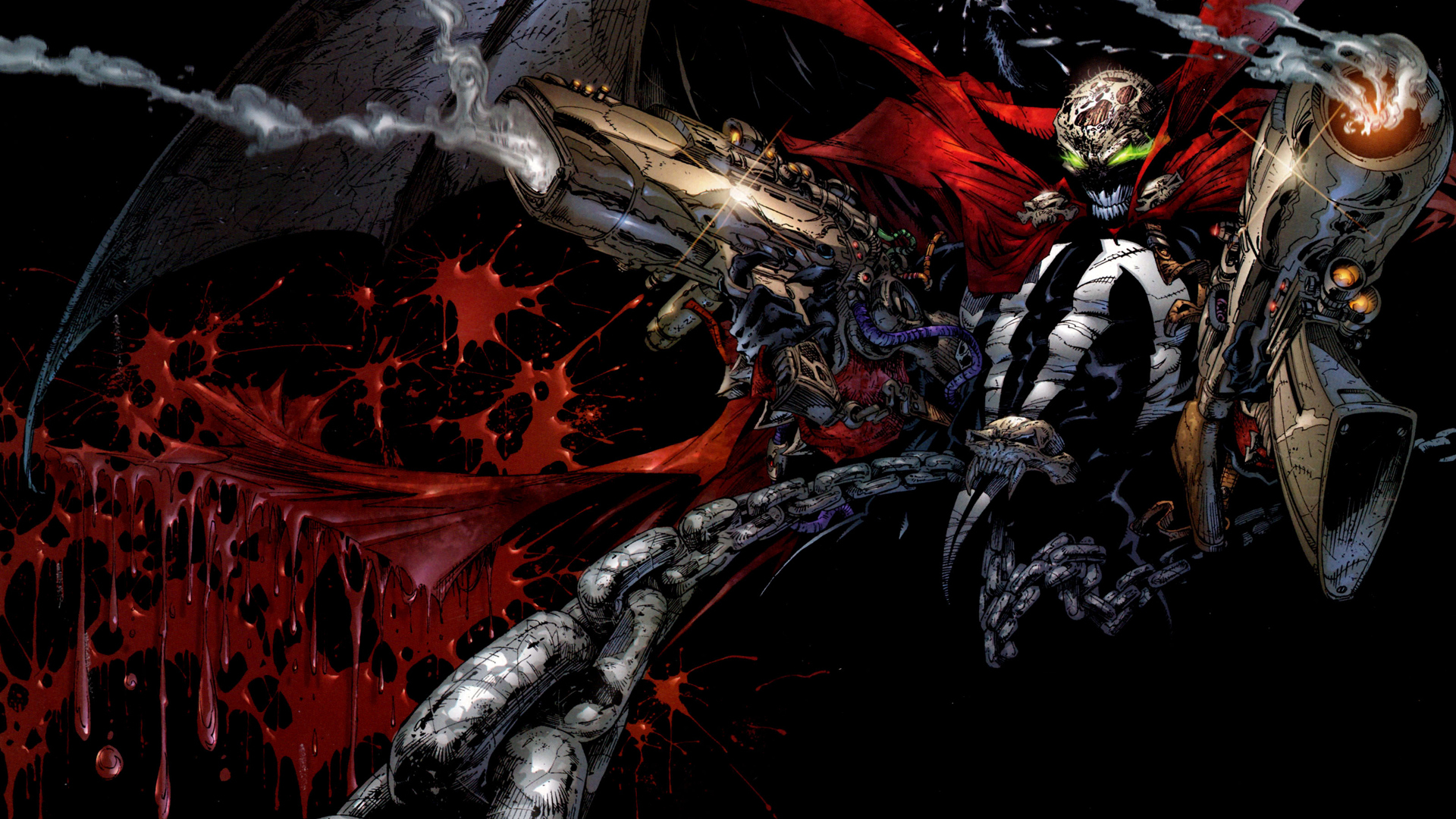Wallpaper Hell, spawn, comic, hero, Comics, geek, spawn for mobile and desktop, section разное, resolution 1920x1080