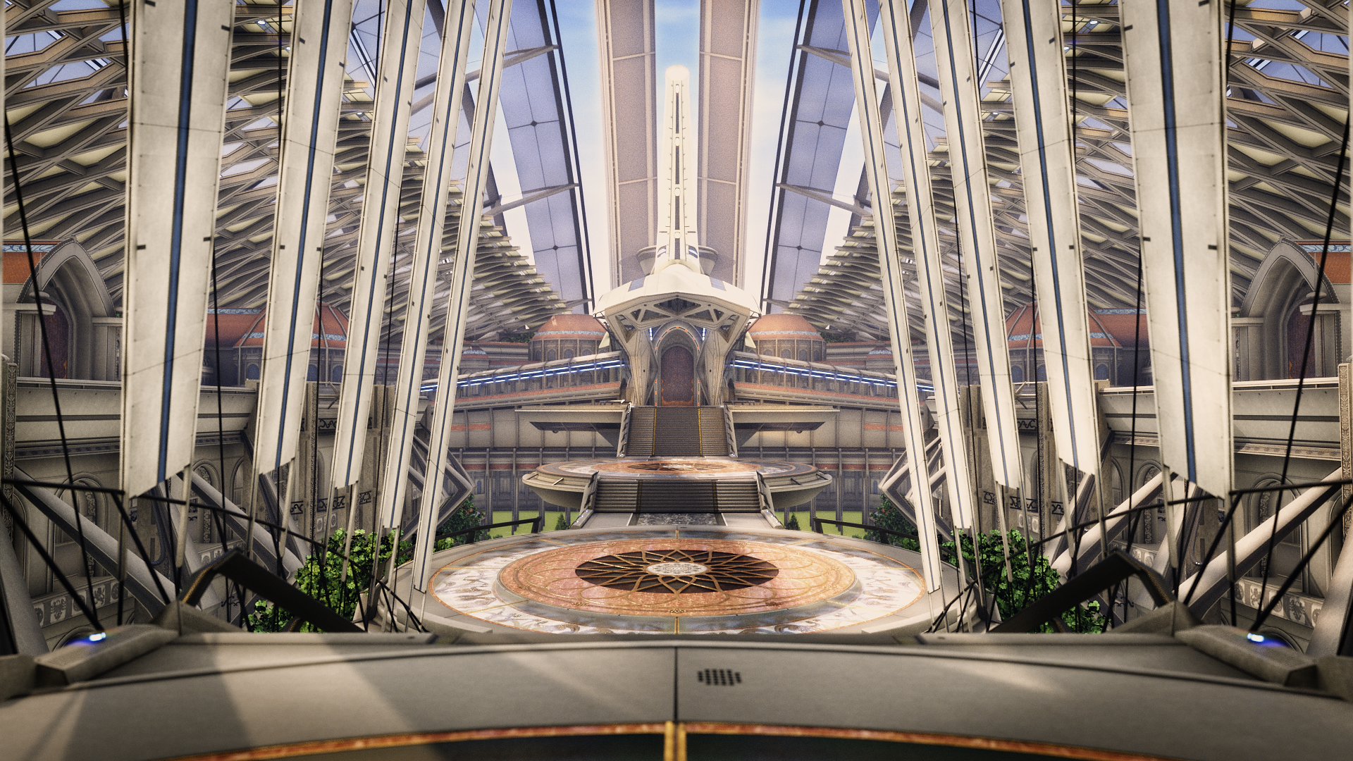 Final Fantasy 13 of the central tower Projects Artists Community