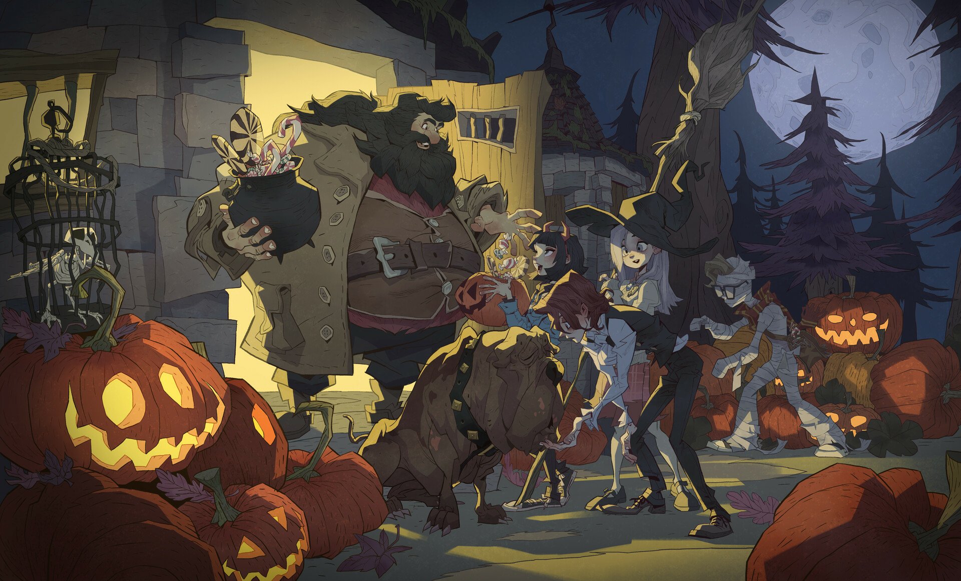 Download Halloween Video Game Harry Potter: Magic Awakened Halloween Gaming HD Wallpaper