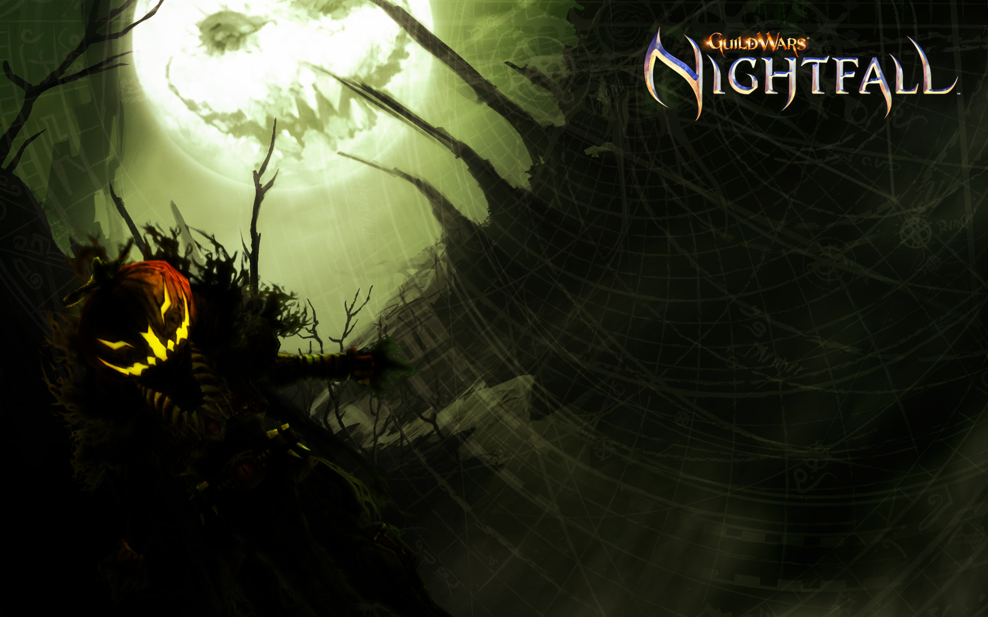 Halloween Pumpkin HD Wallpaper from Guild Wars: Nightfall