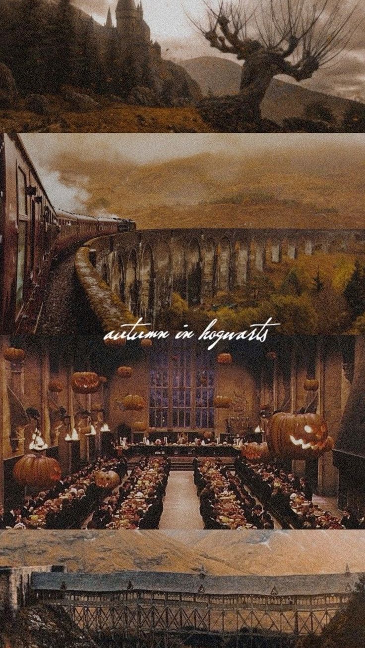 Harry Potter Wallpaper. Hogwart. Autumn