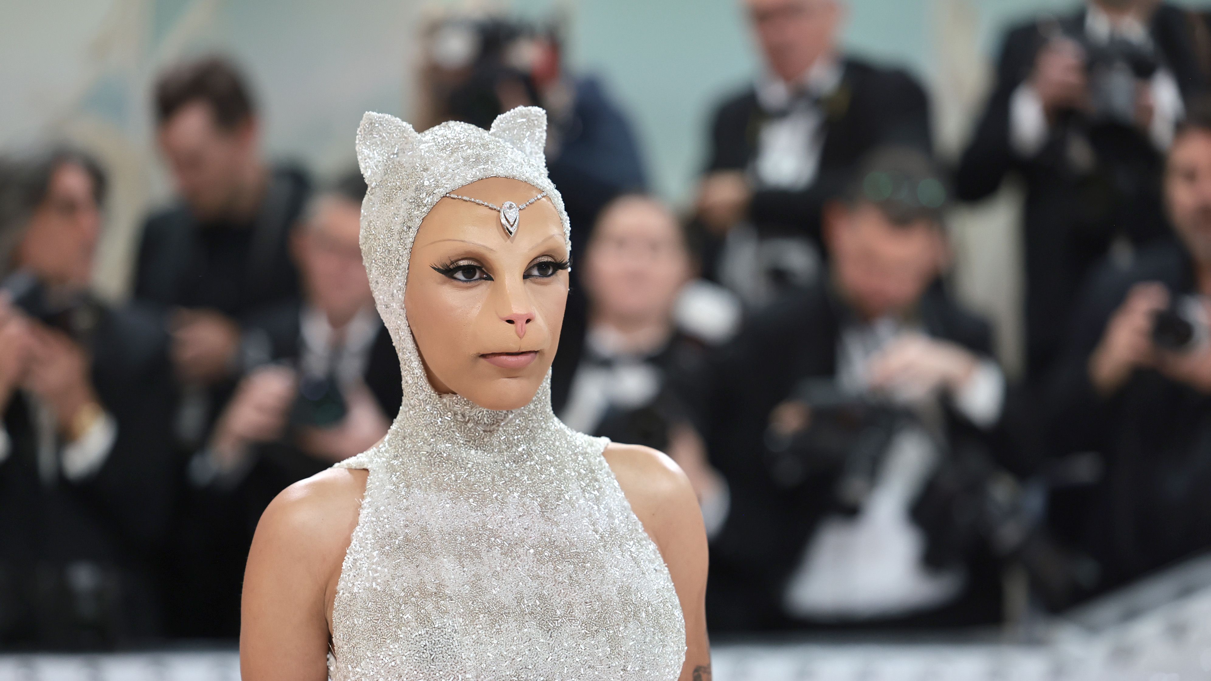 Doja Cat's Met Gala 2023 Debut Gave Kitty Couture