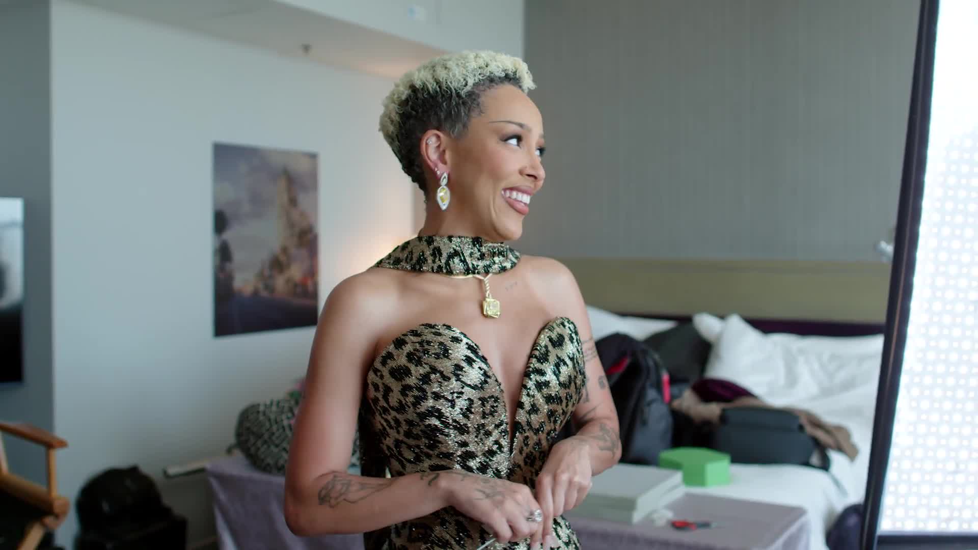 Doja Cat’s 3 2025 Oscars Looks Were Covered In Beads, Crystals, and Sequins Galore