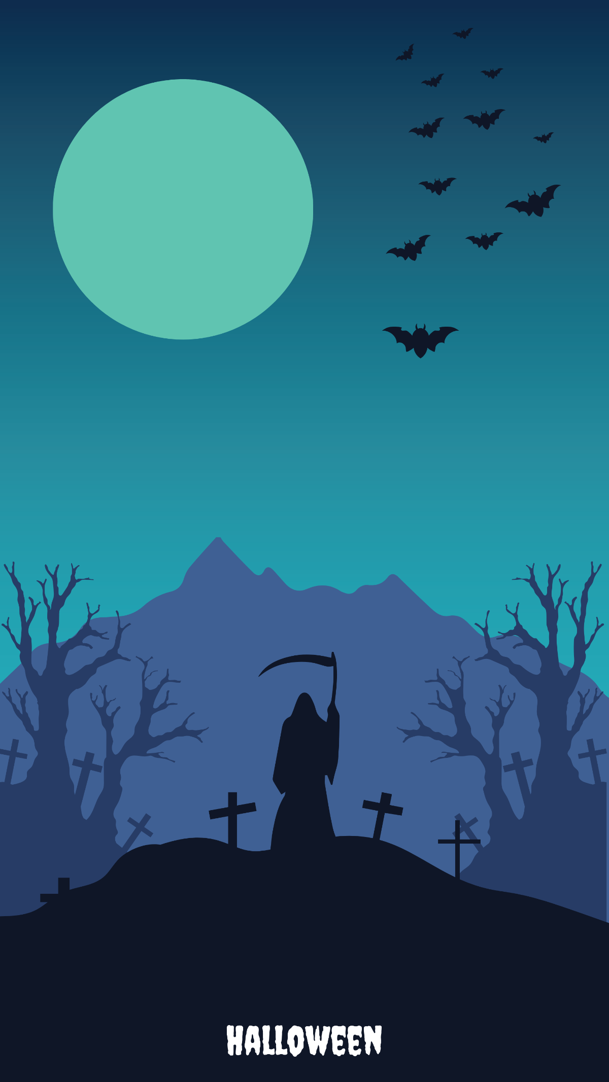 Free Spooky Halloween Wallpaper to Edit Online