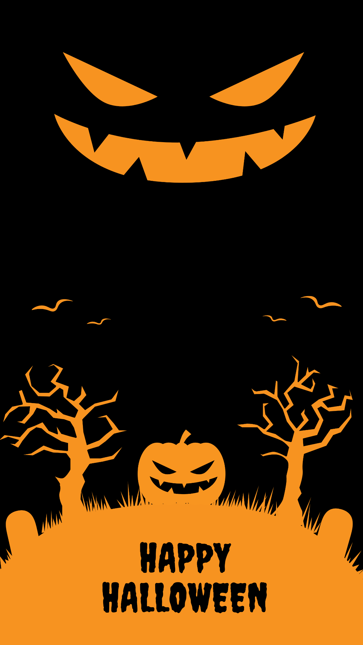 Free Creepy Halloween Wallpaper to Edit Online