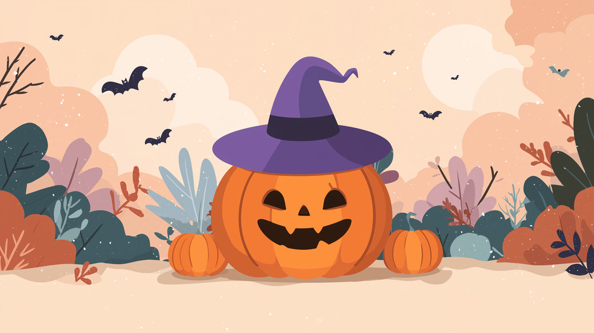 Classic Jack O' Lantern Wallpaper. Festive Halloween Pumpkin Scene