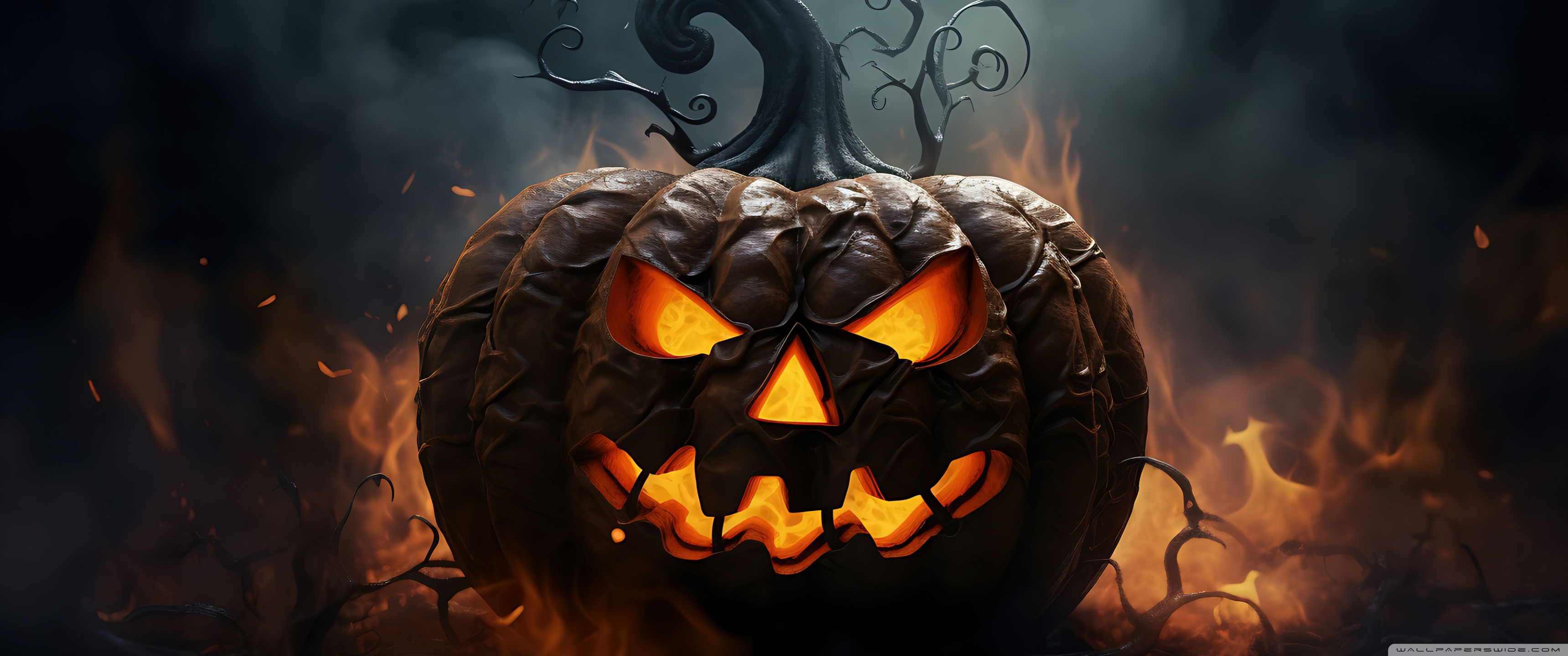 Spooky Halloween 4K UHD Wallpaper for UltraHD Desktop and TV, Widescreen and UltraWide Display, Dual Monitor, Smartphone and Tablet Devices