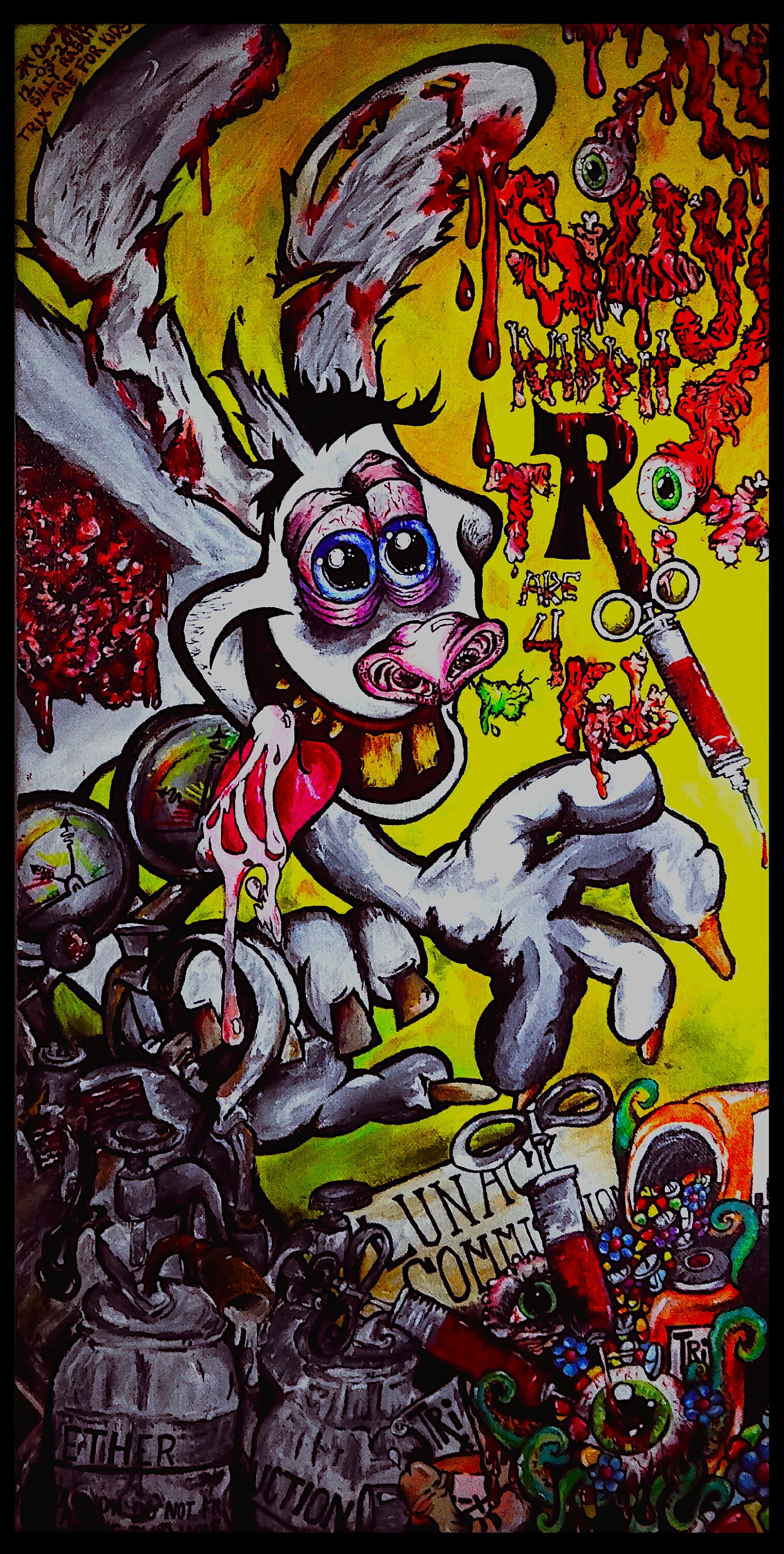 Trix Rabbit art print 10x20