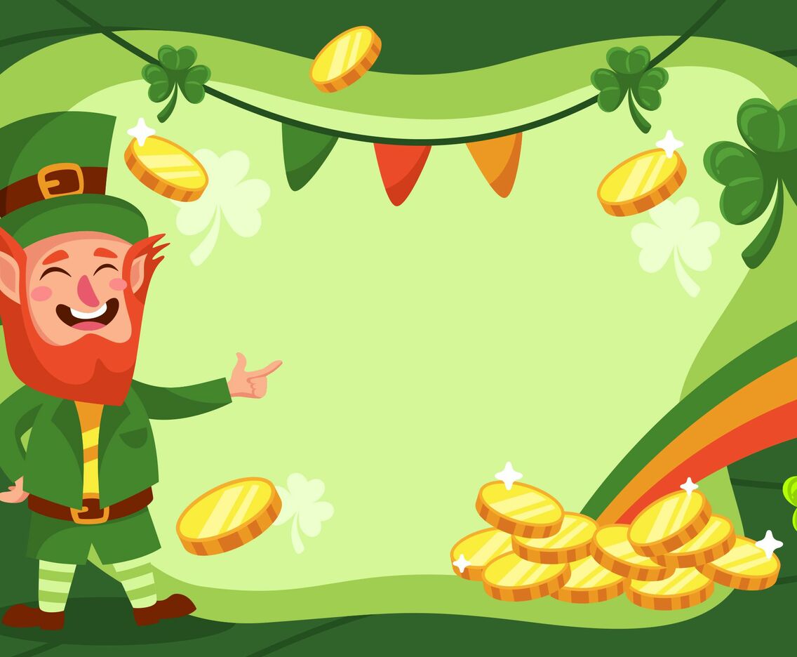 St Patricks Day Leprechaun Background
