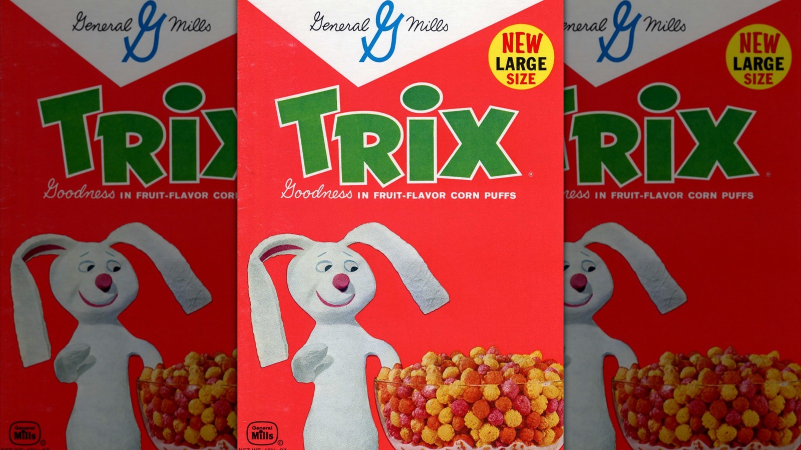 Best Cereal of all 'Trix'; The Bunny didn't Happen until '59 But the cereal started in '54. Great Line, 'Silly Rabbit Trix are for Kids'