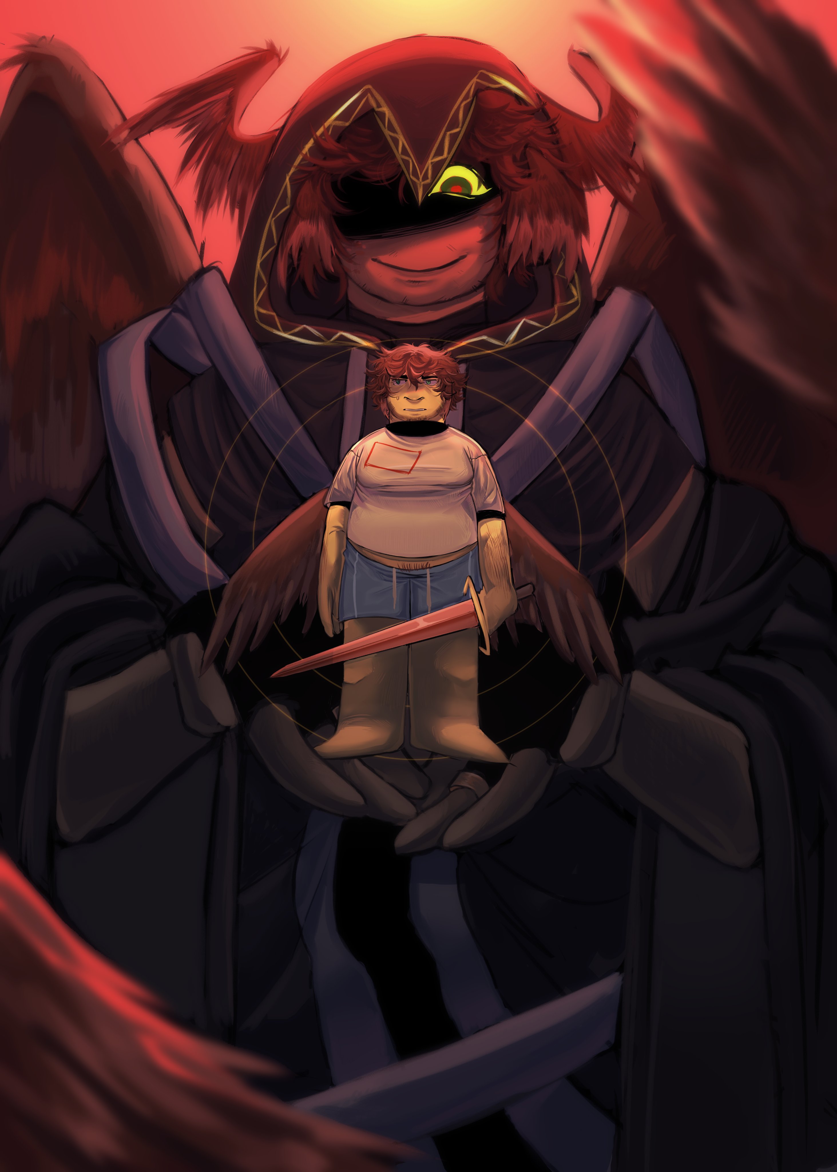 X-এ impsinka!!: come down from heaven to earth. #Forsaken #shedletsky #shedletskyforsaken #telamon #forsakentelamon #forsakenfanart #forsakenart #forsakenroblox