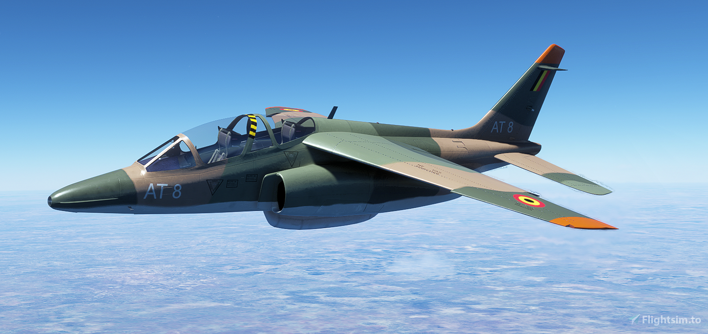 Belgian Air Force Dassault Dornier Alpha Jet Livery for Microsoft Flight Simulator