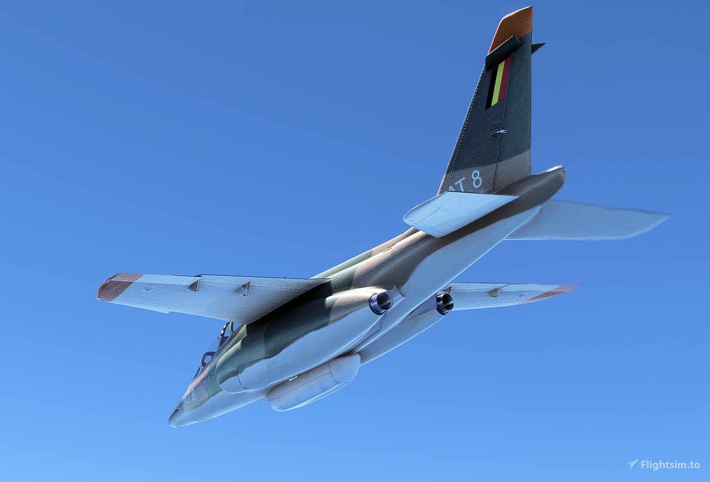 Belgian Air Force Dassault Dornier Alpha Jet Livery for Microsoft Flight Simulator