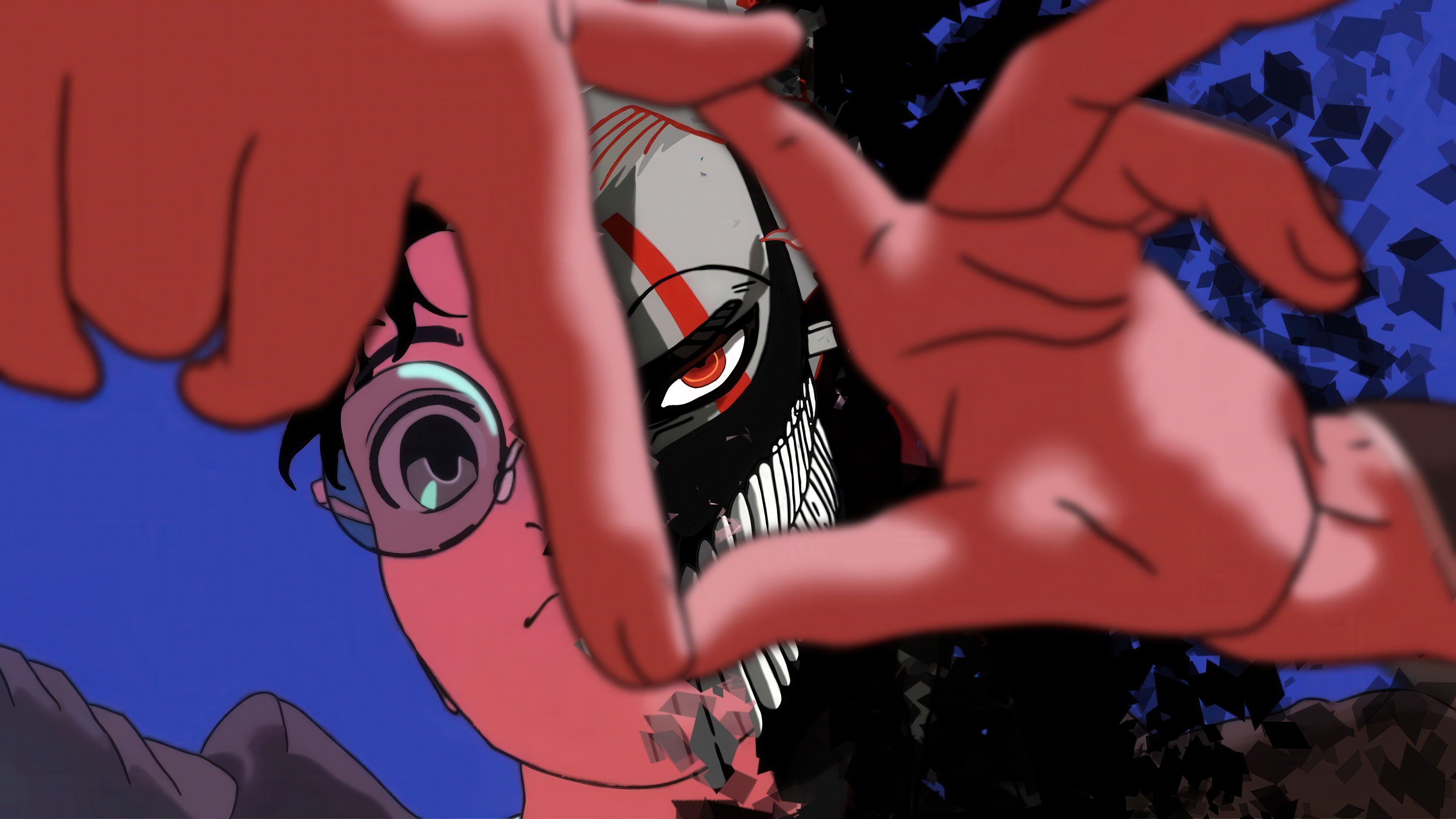 Ken Takakura Wallpaper 4K, Okarun (Dandadan), Turbo Granny