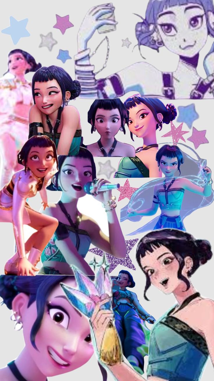 Zoey kpop demon hunters phone wallpaper