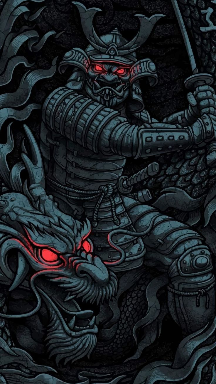 Japanese Samurai, Samurai, Japanese Art, Oni, Art Wallpaper for Android [Full HD], 1080x1920 Fantasy Background and Image