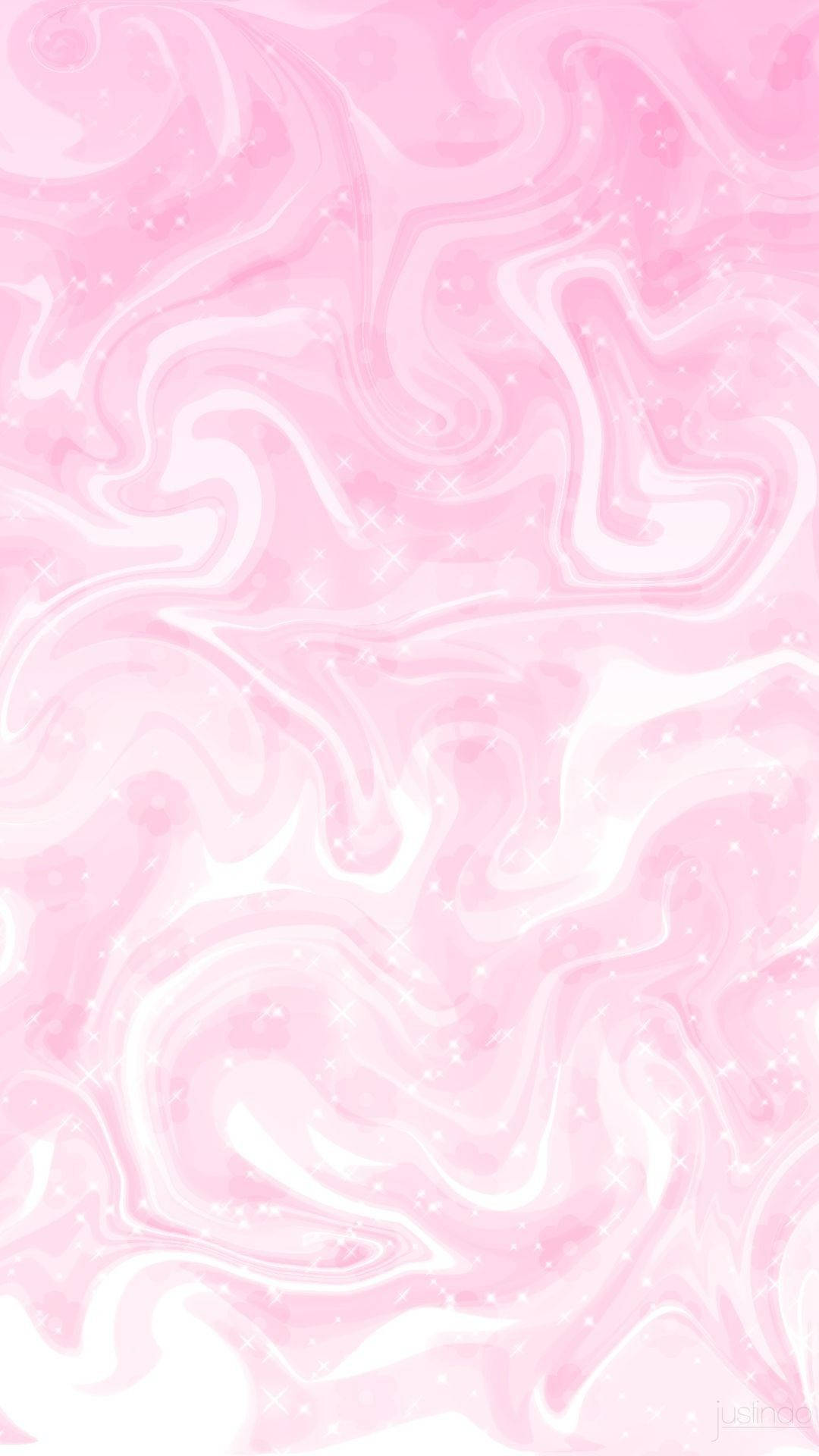 Download Luxurious Pink Marble Texture with Wavy Patterns Wallpaper