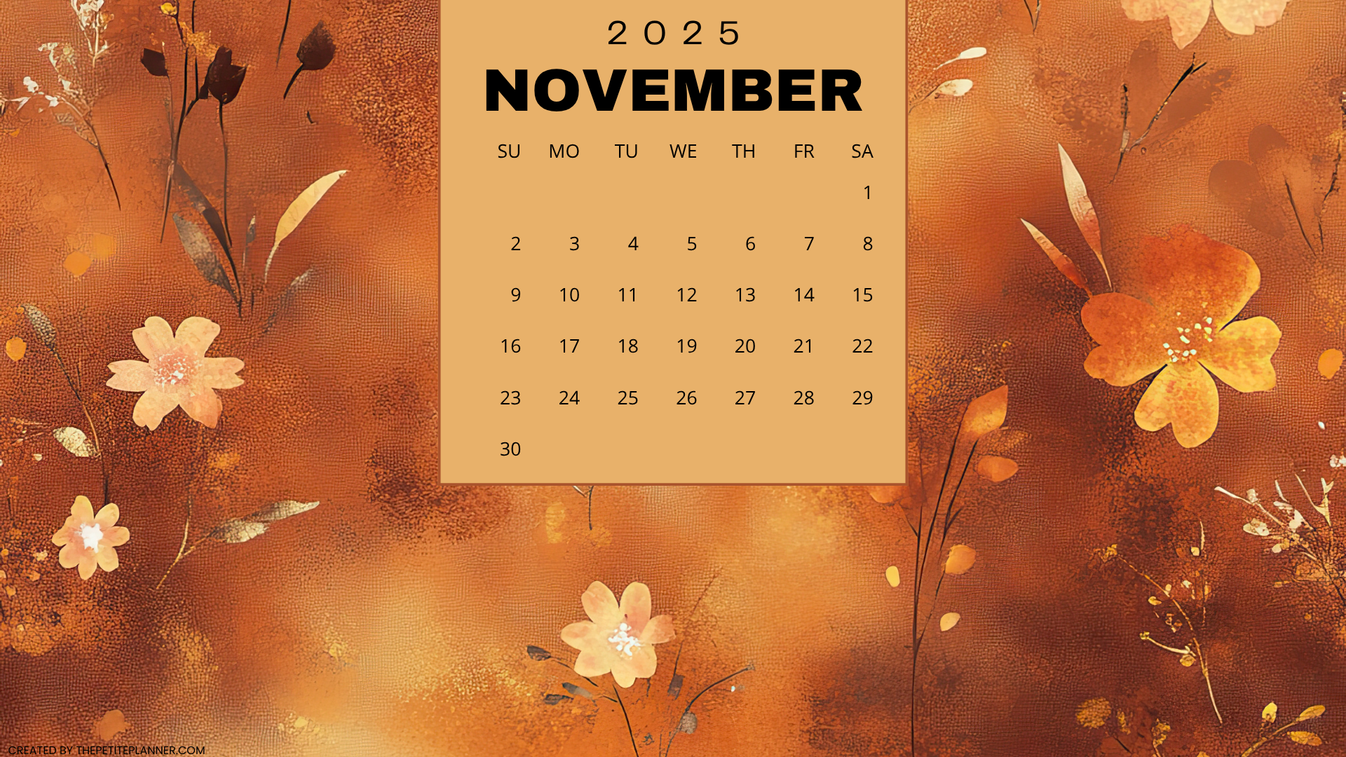 November Wallpaper for Desktop (Free Downloads!)