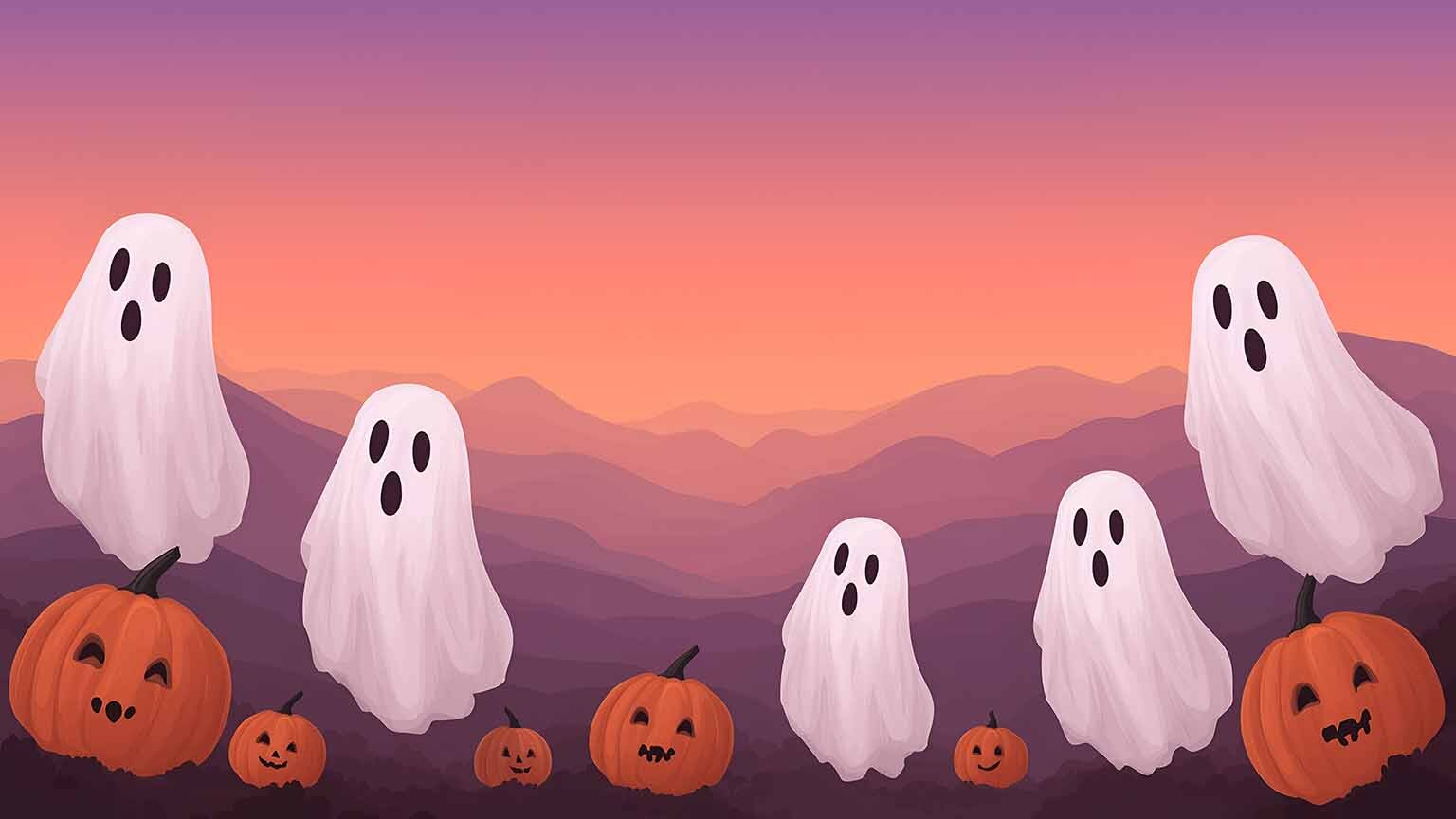 Free HD Cute Halloween Wallpaper