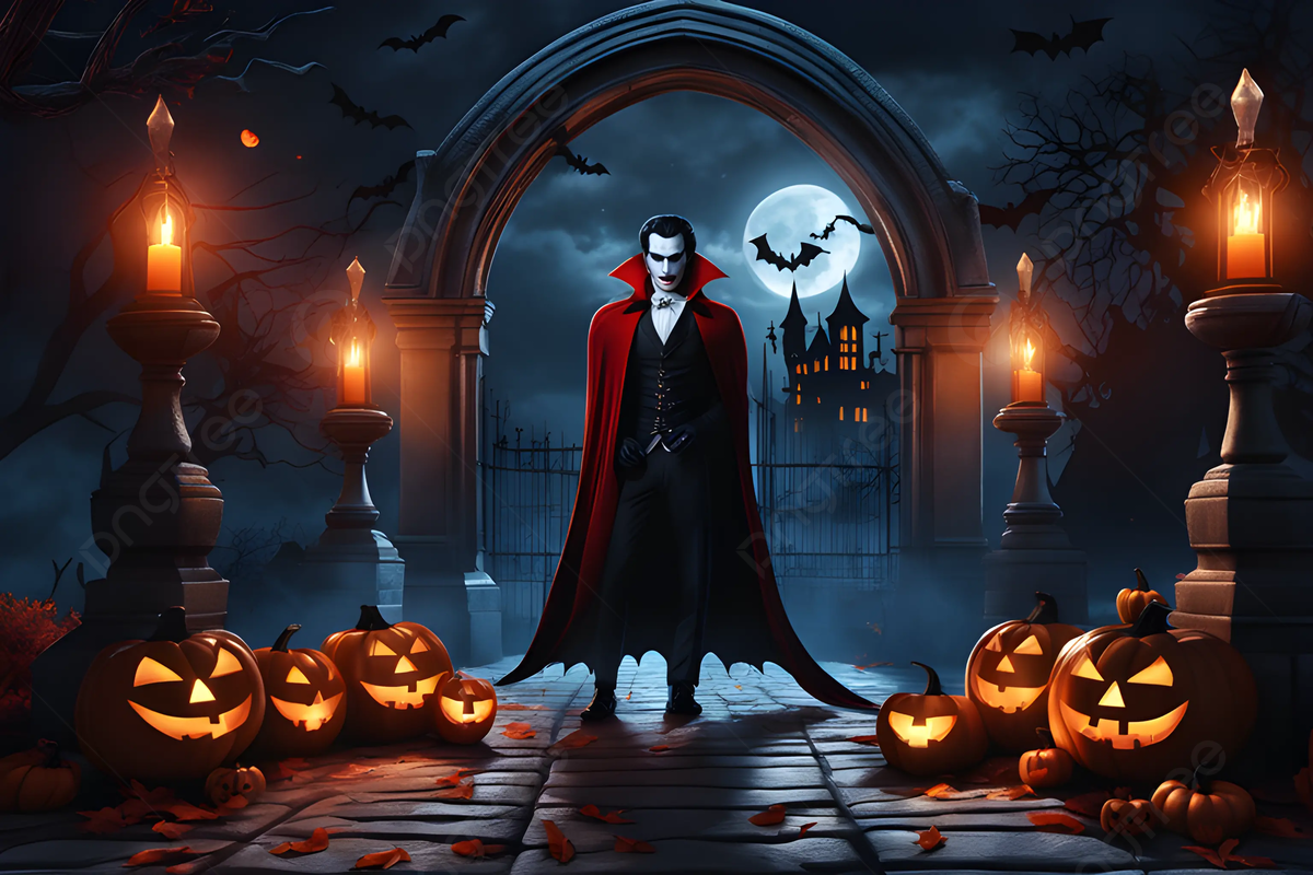 Halloween Dracula Background, Halloween Dracula, Background, Dracula Background Background Image And Wallpaper for Free Download